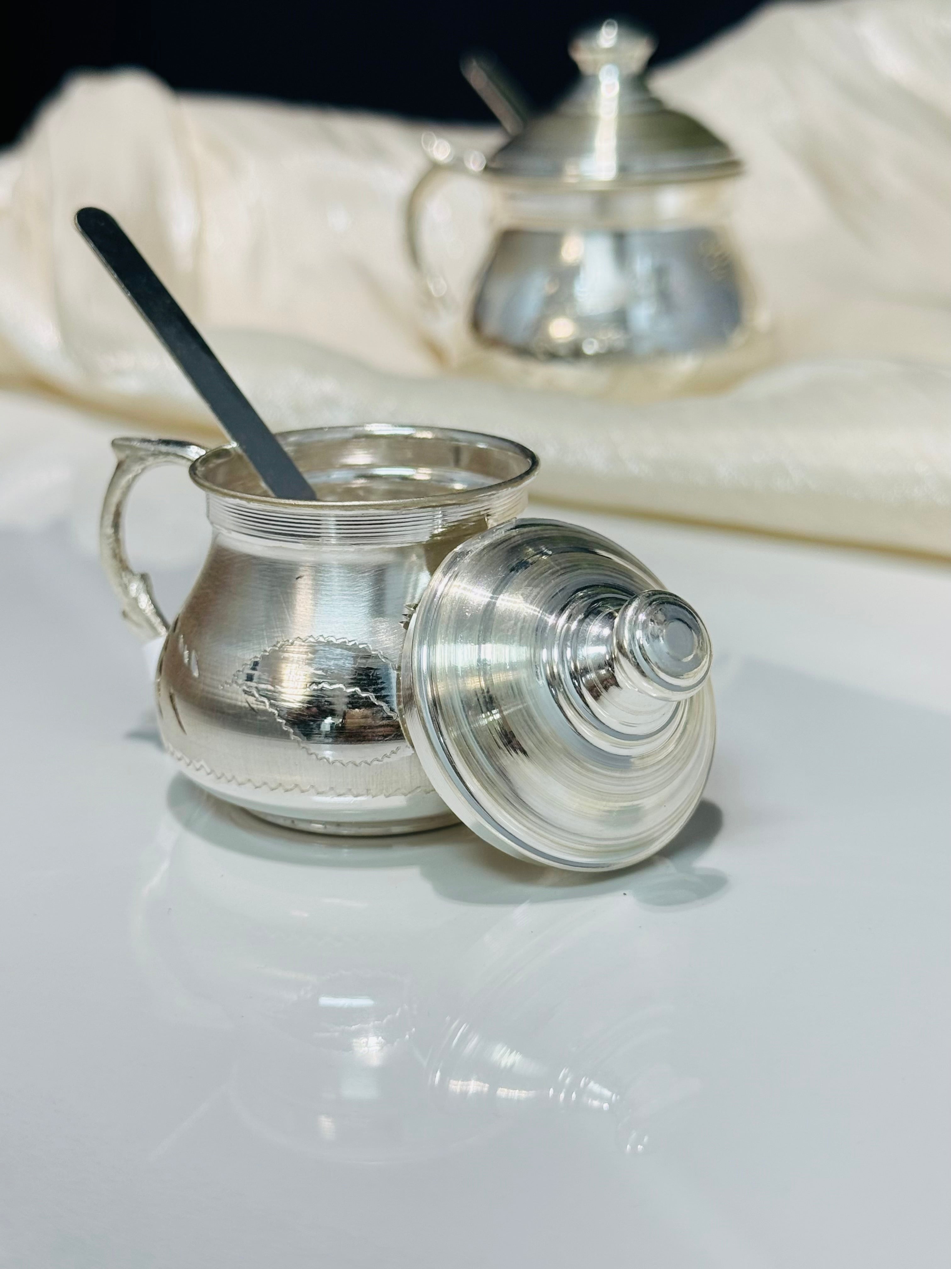 Ghee pot with spooon