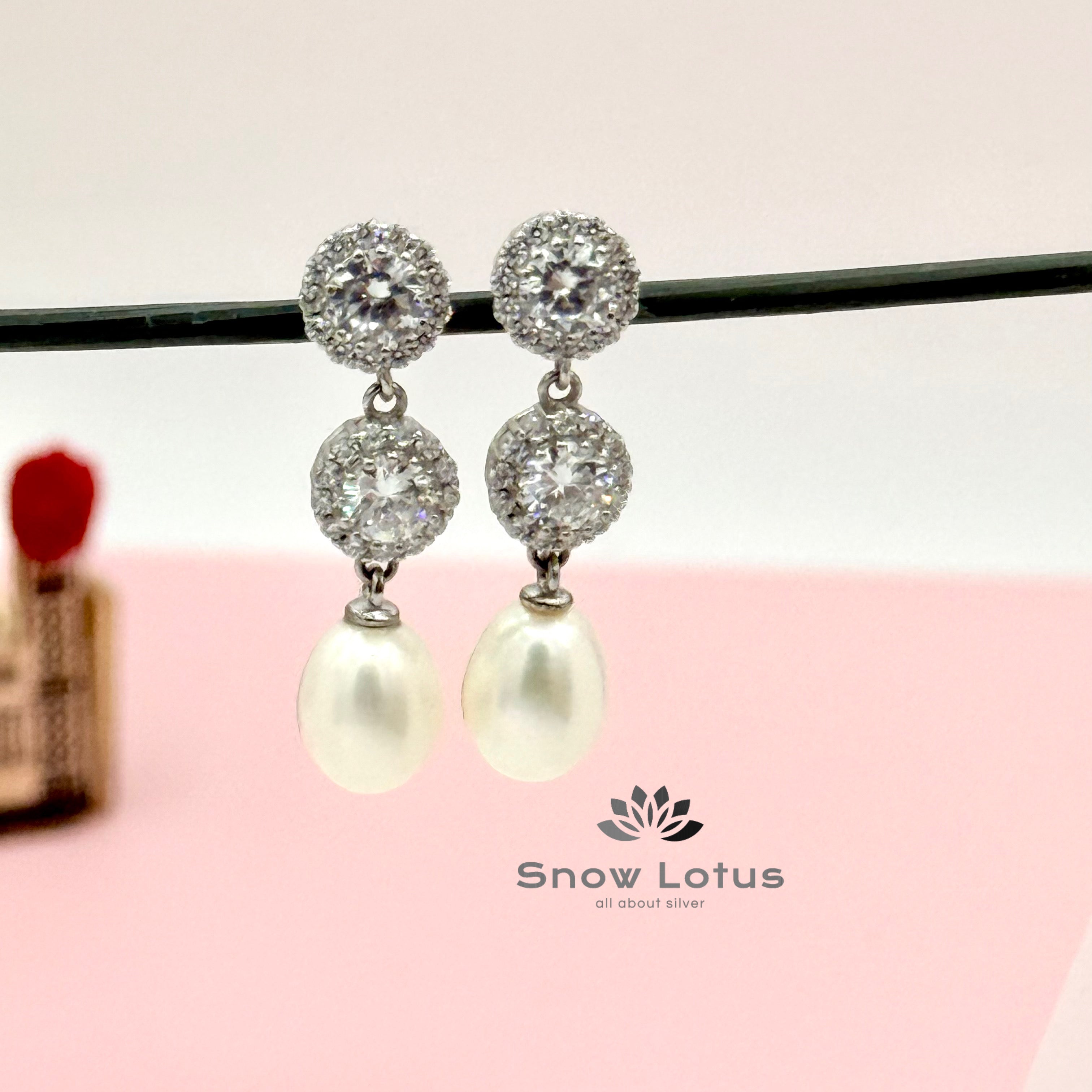 Solitaire CZ Earrings