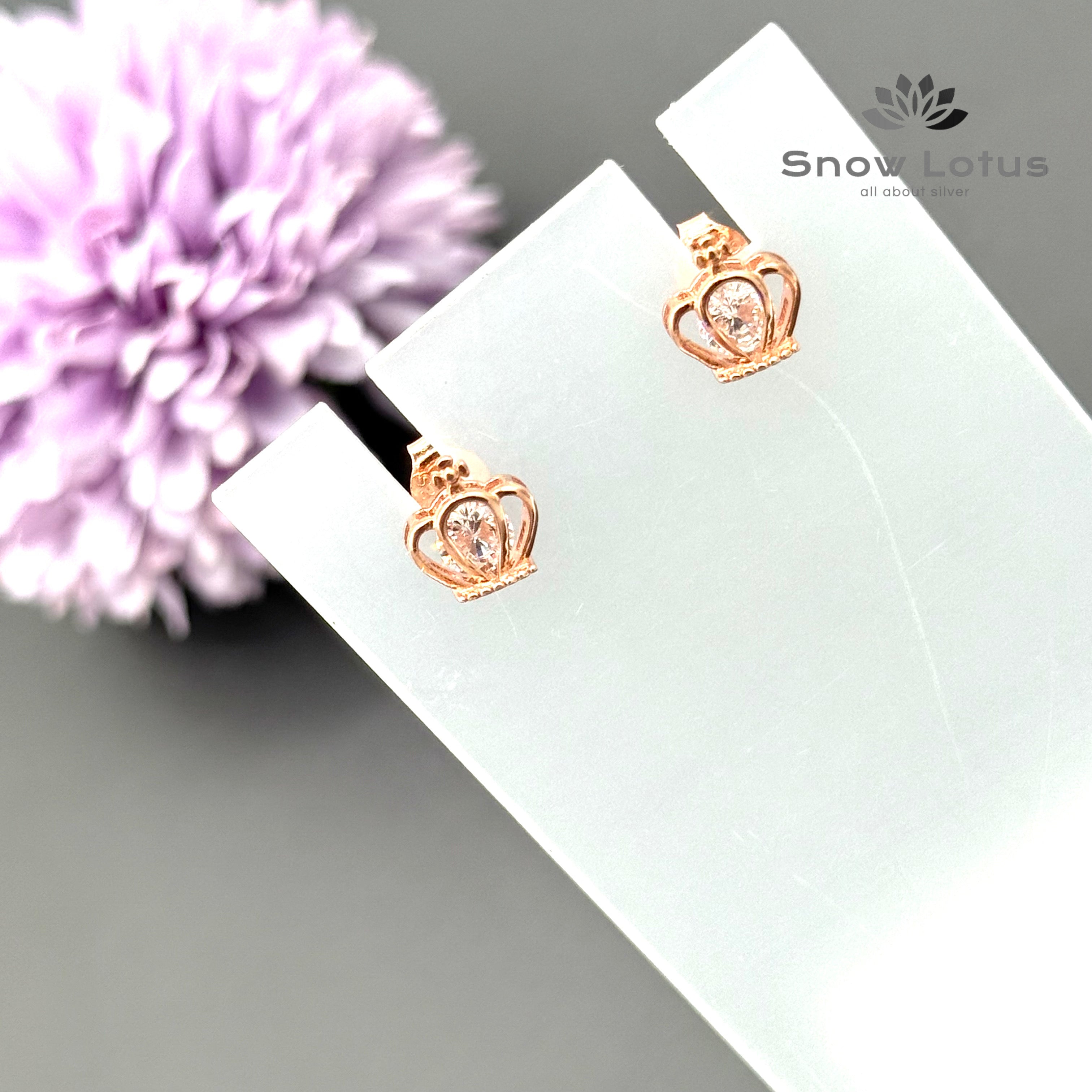 Princess Crown Studs