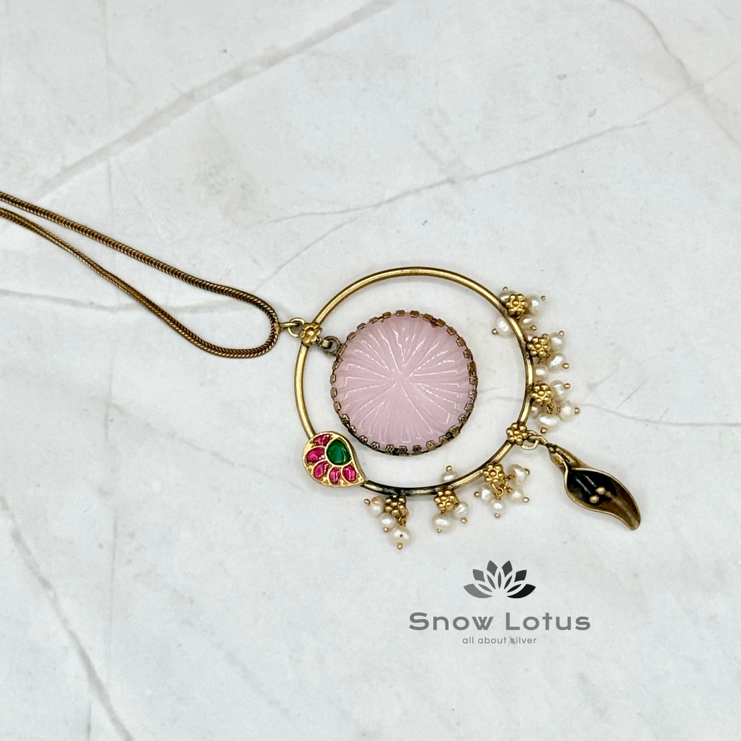 One Of A Kind Appealing Pink Neckpiece