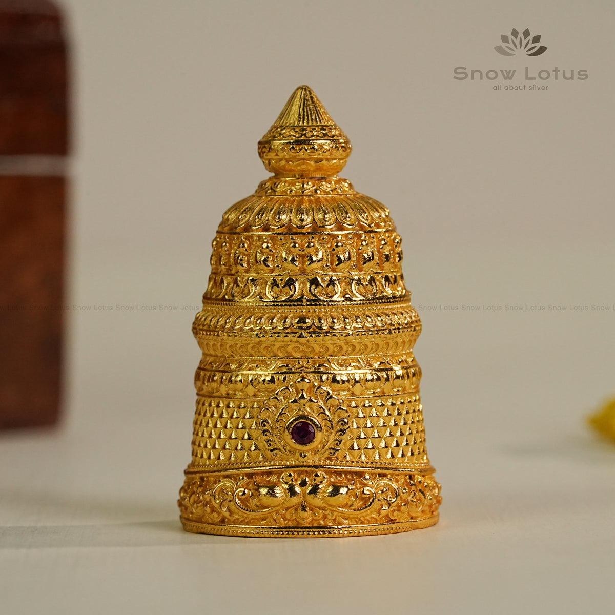 22K Gold Plated Round Kireetam