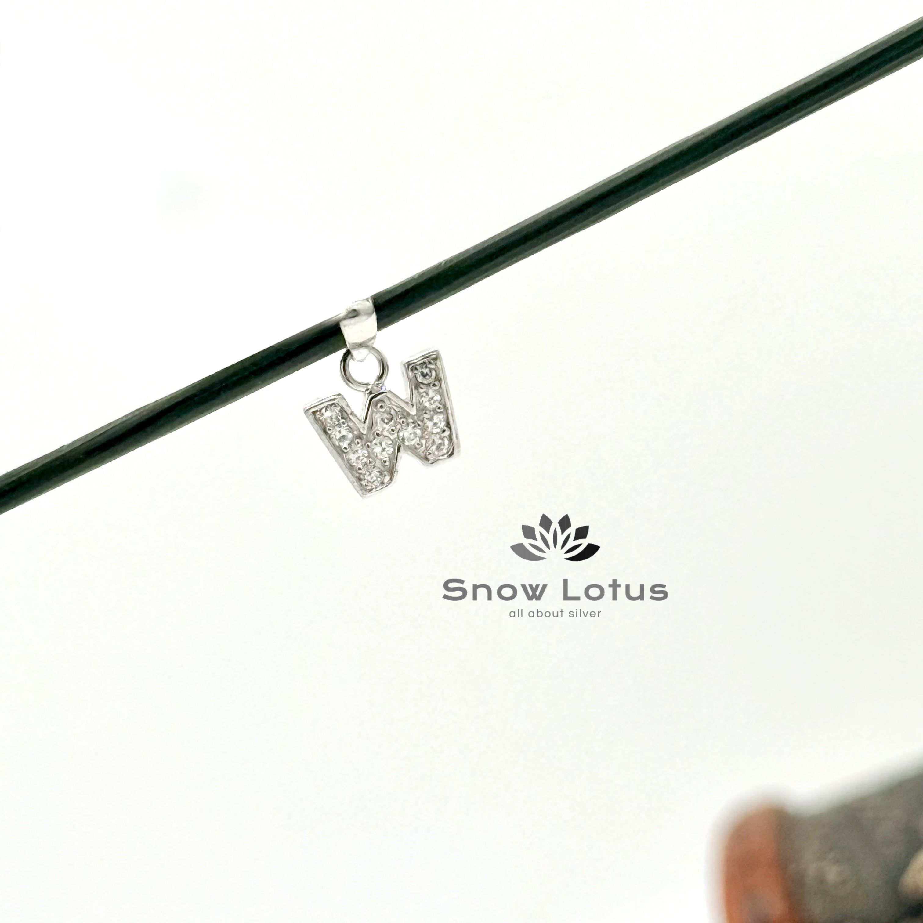 W Alphabet Pendant