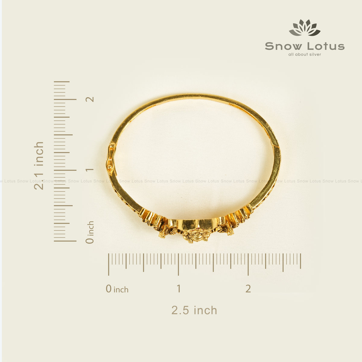 Lakshmi Arch Antique Oval Kada Bracelet