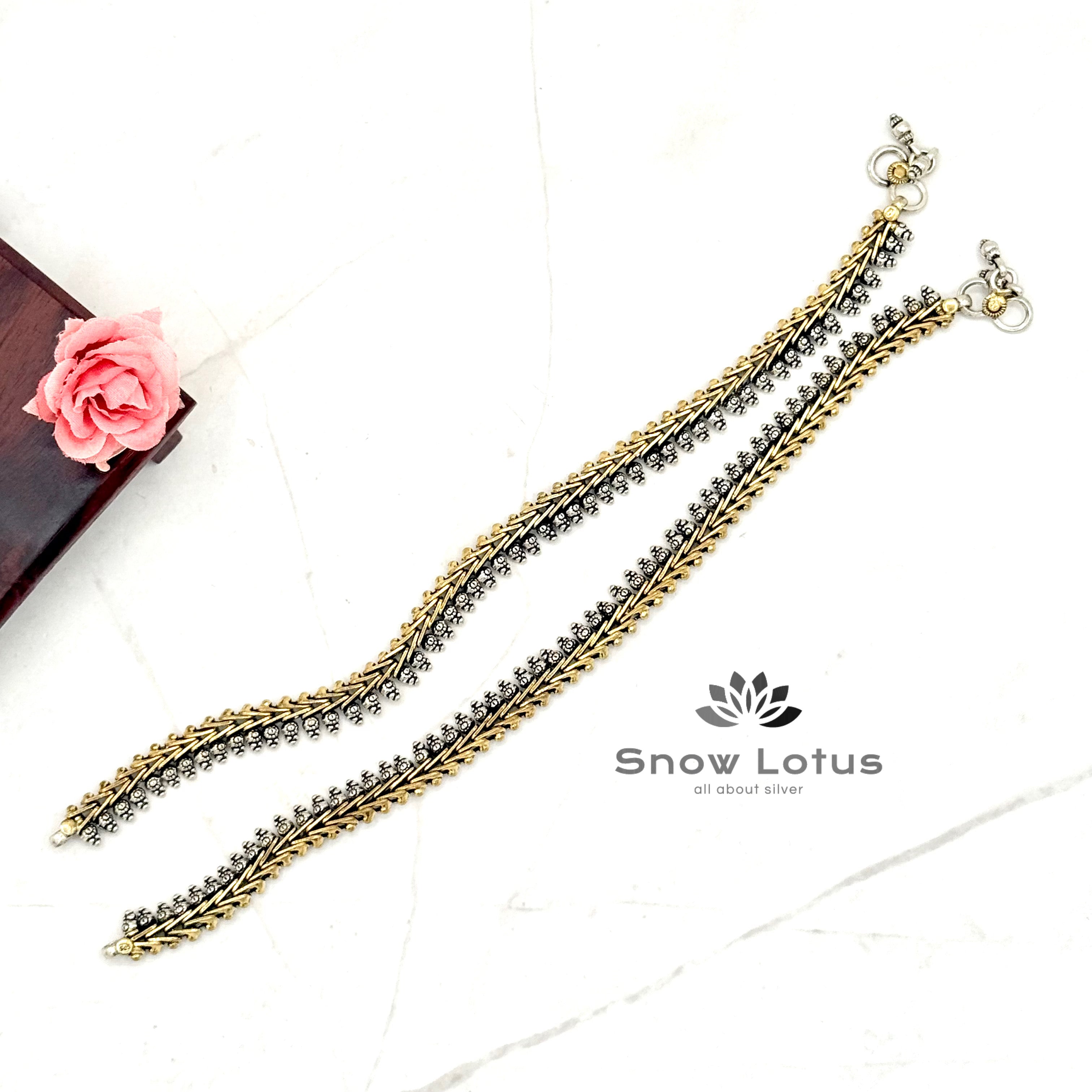 Beautiful Dual Tone Anklet