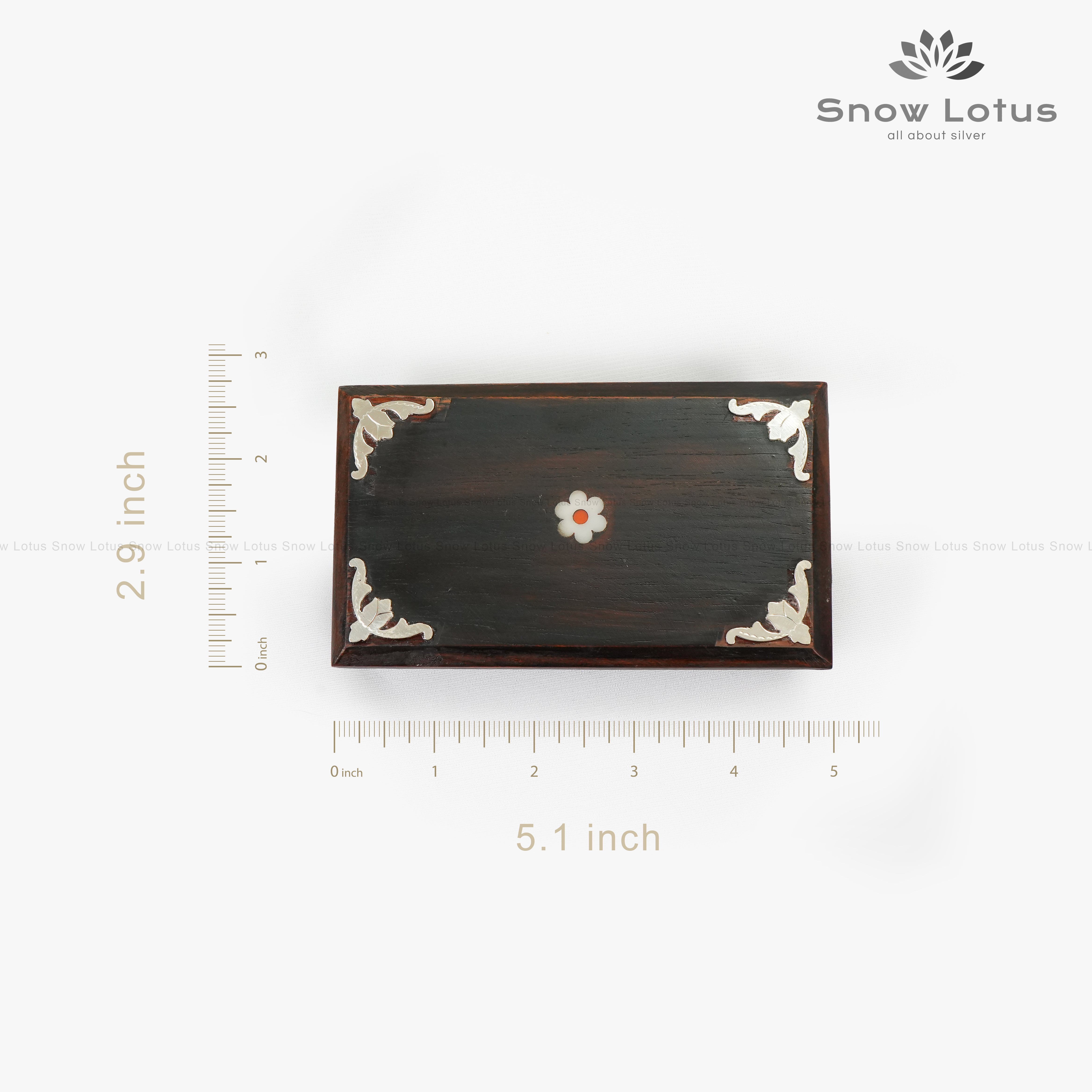 3 gms 3*5 Rose Wood Peetam