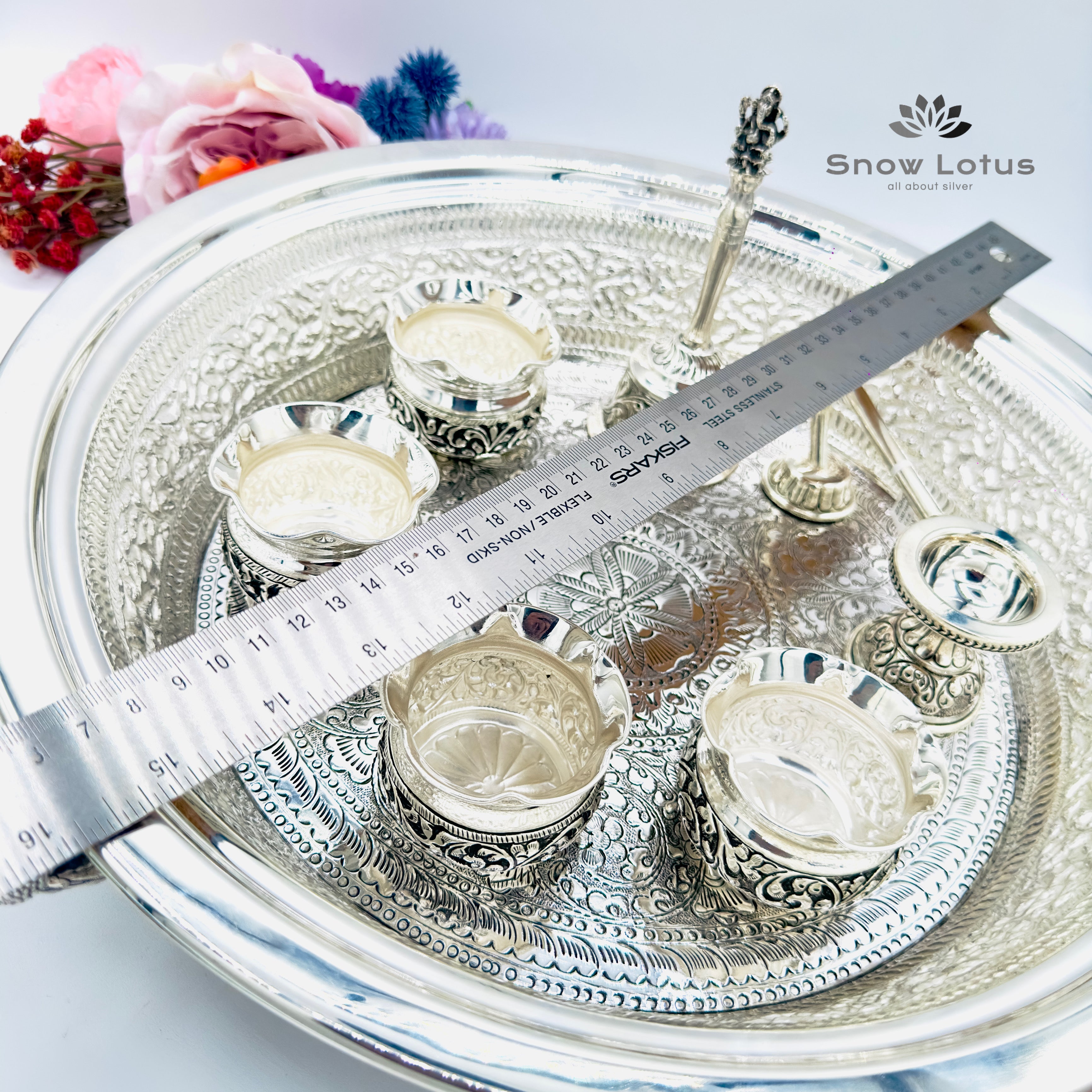 Antique Peacock Pooja Plate / Urli