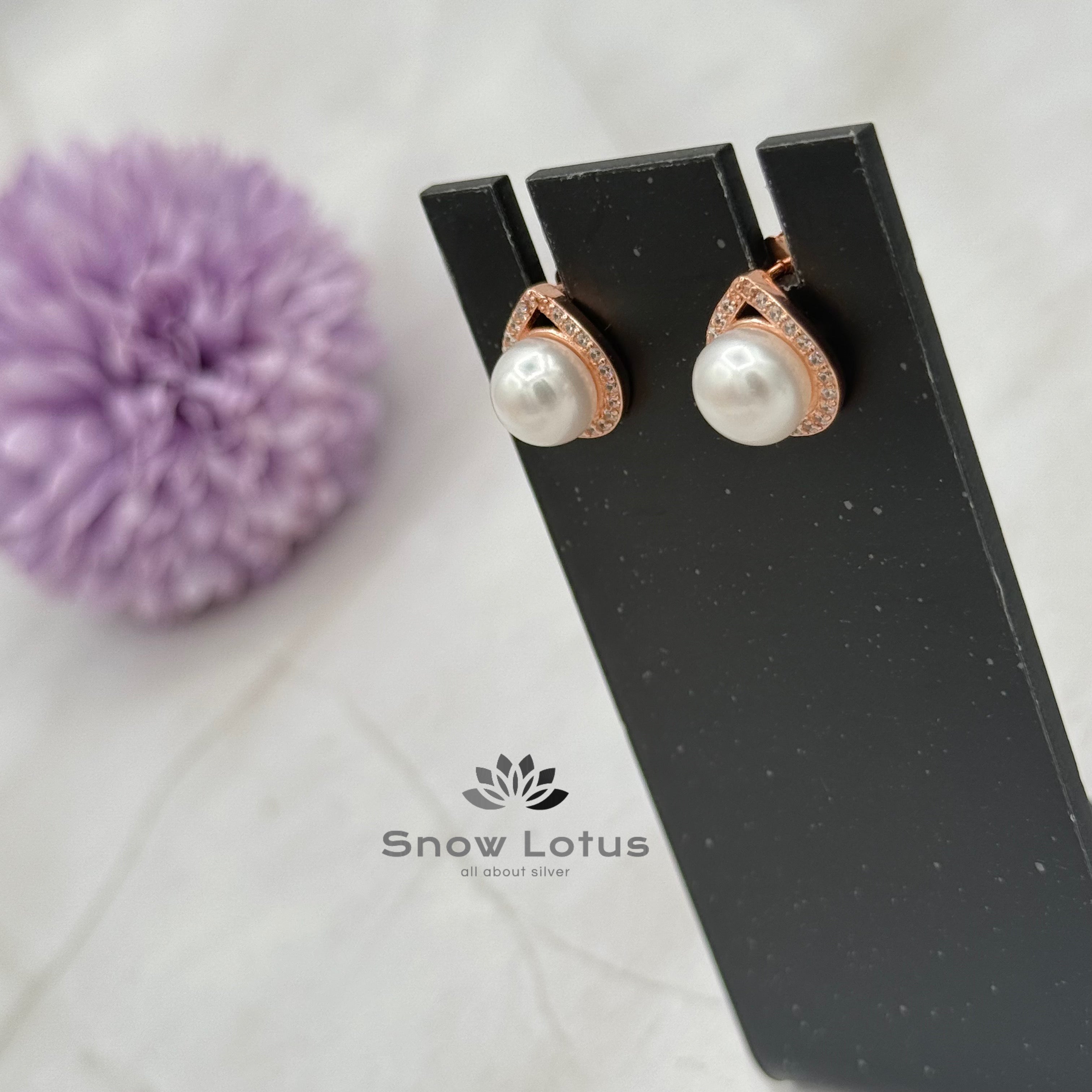 Pearl Drop Studs