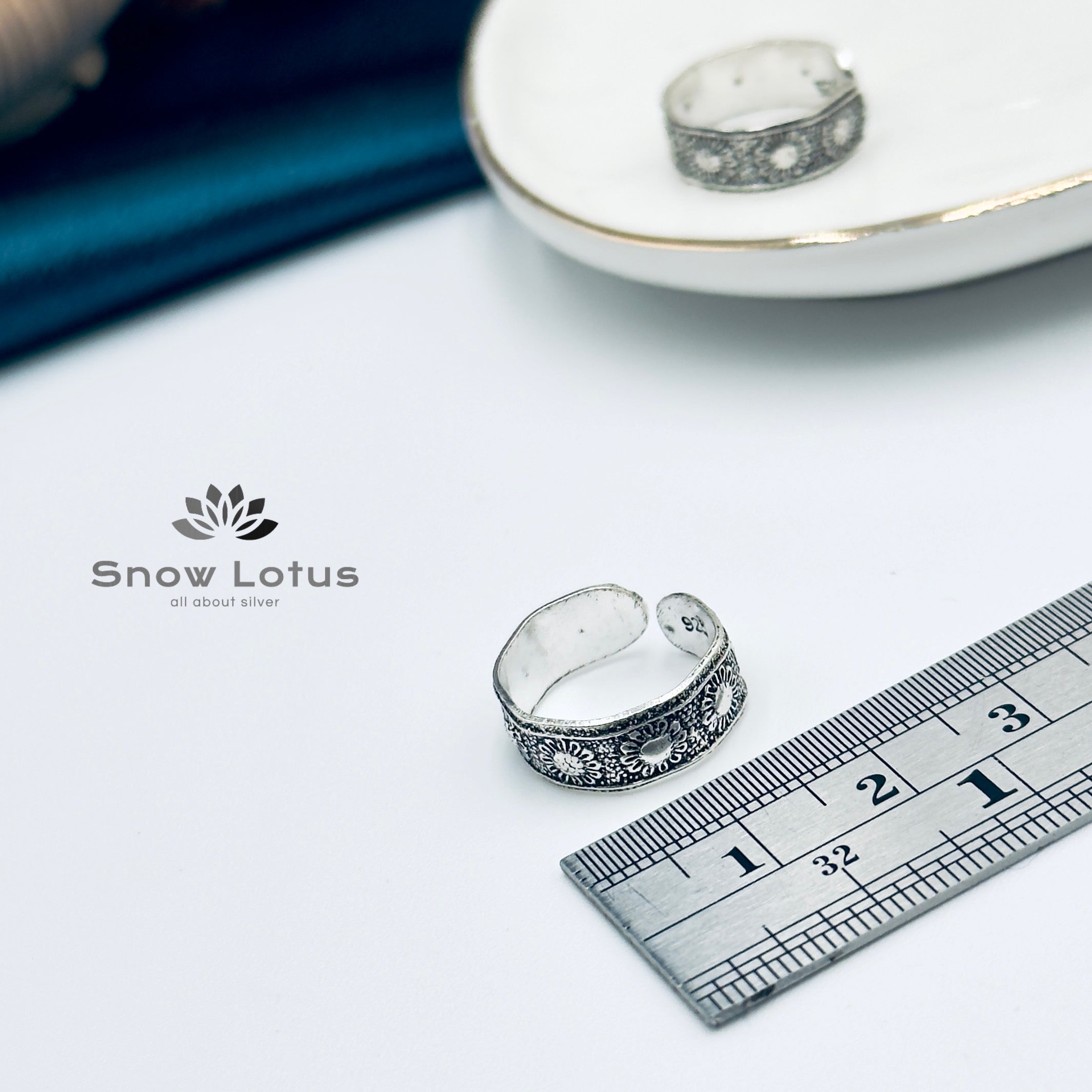 Toe Rings Antique Plain M12