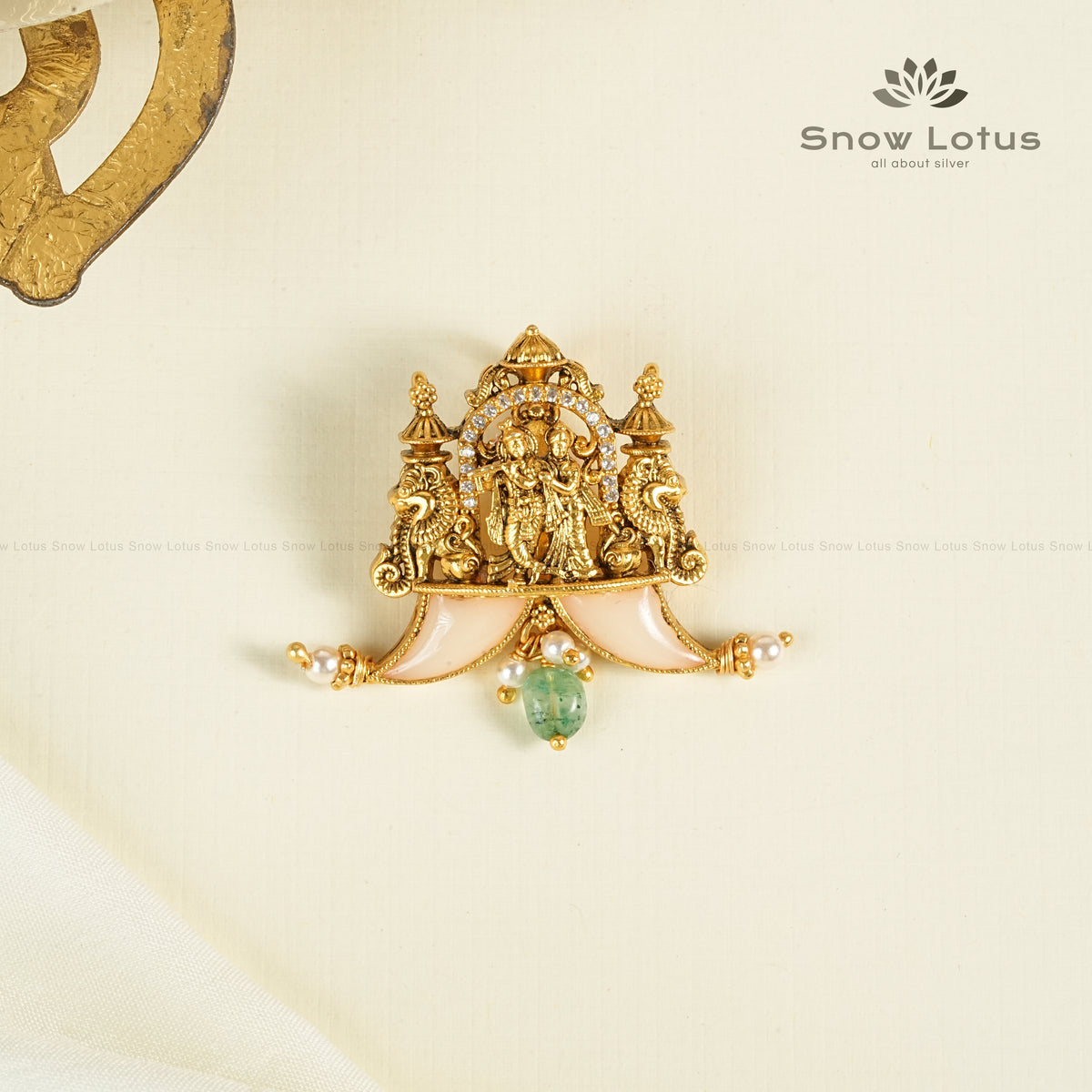 Temple Heritage Antique Puligoru Pendant