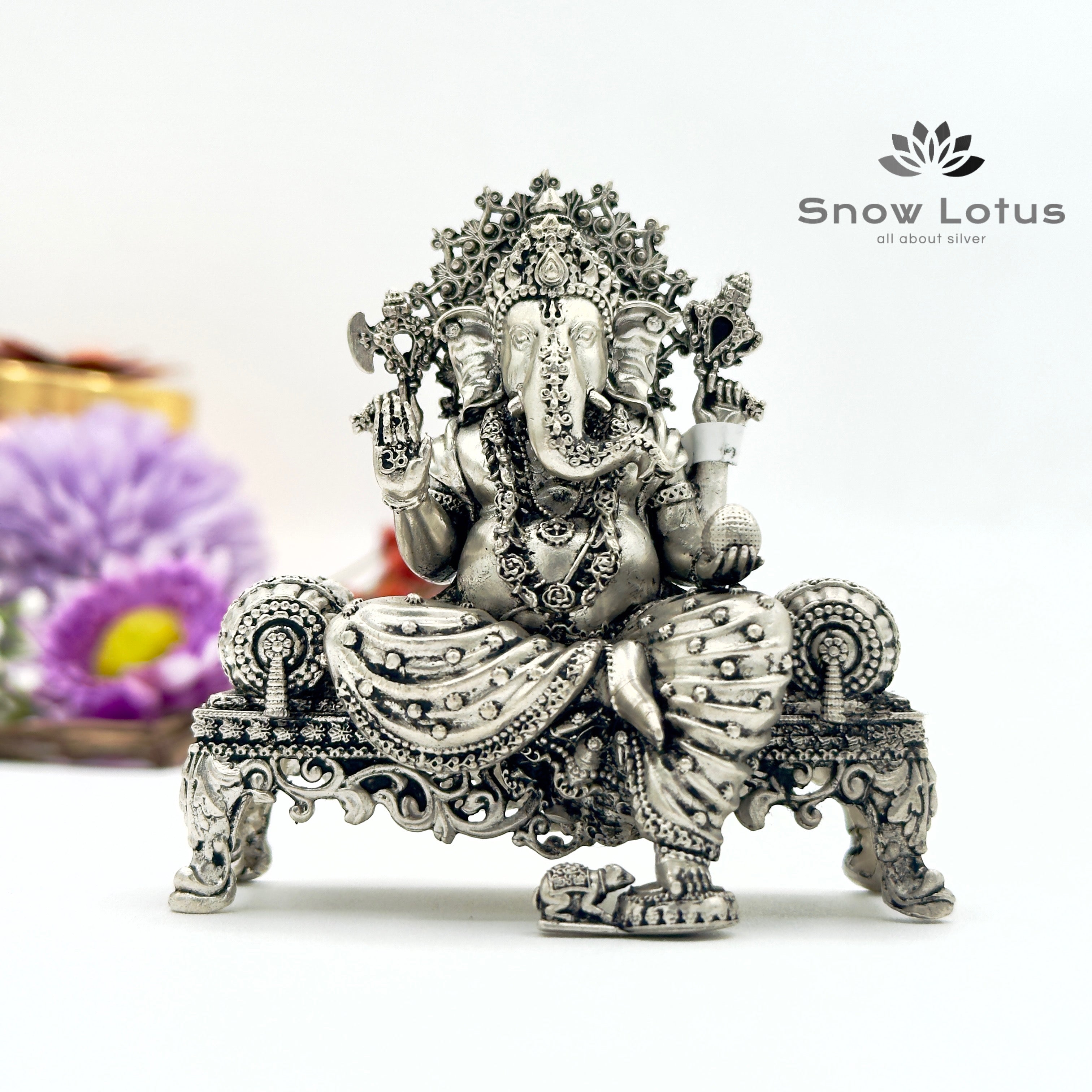 Ganesh on Simhasam 3D