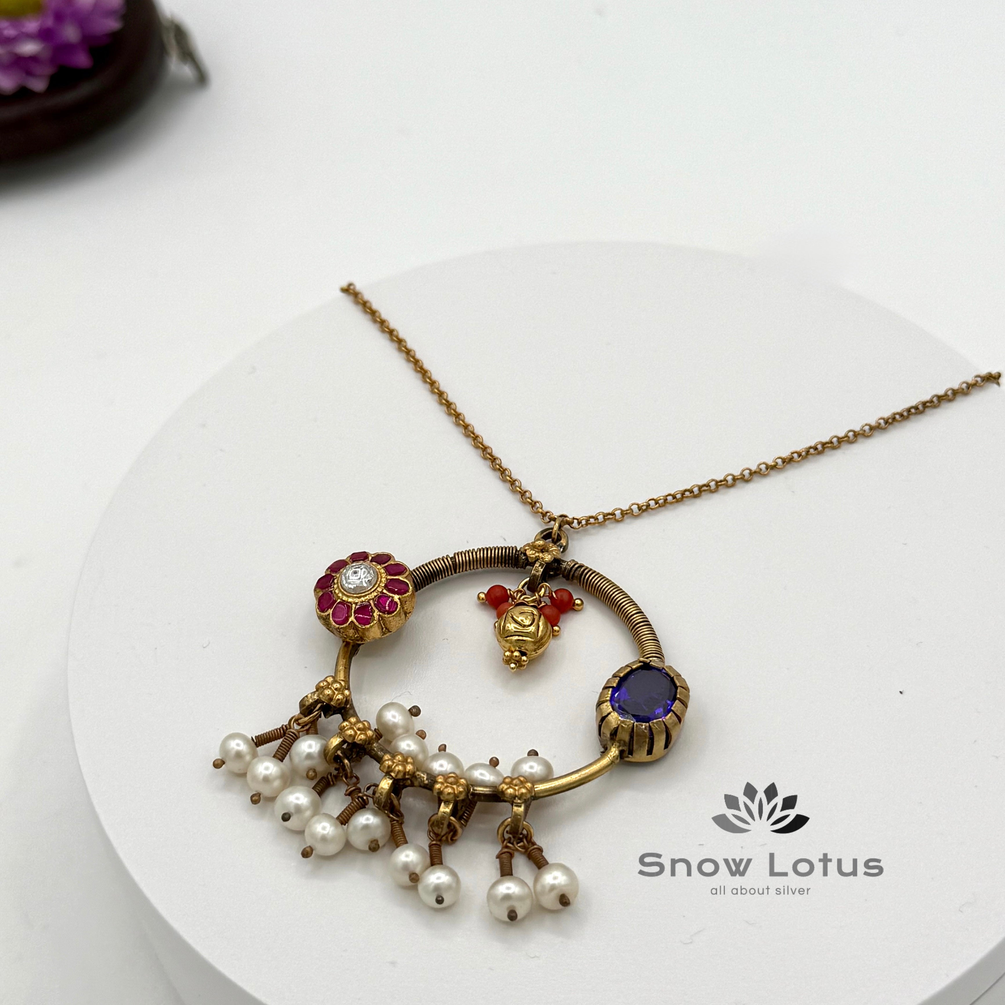 One Of A Kind Amethyst Neckpiece