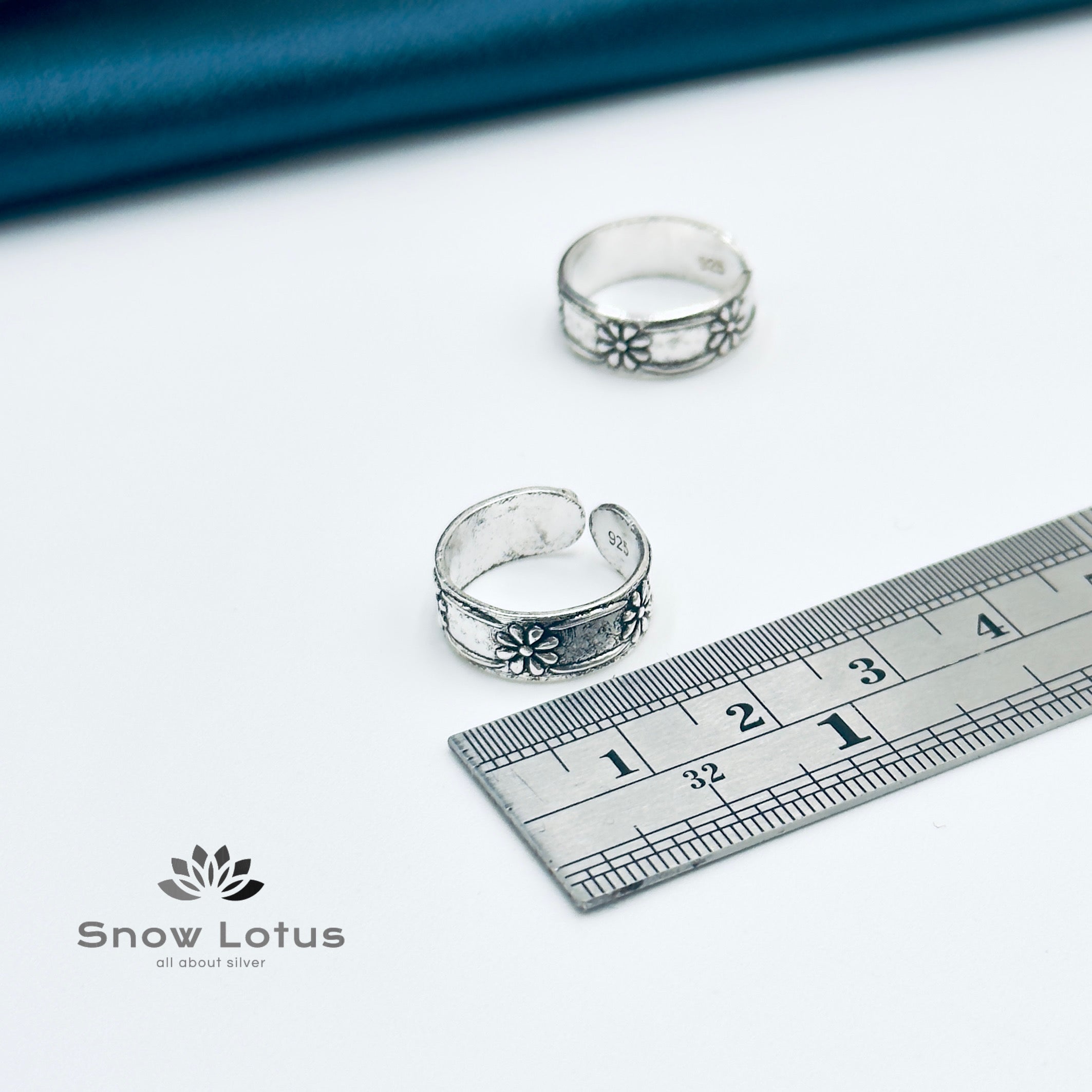 Toe Rings Antique Plain M3