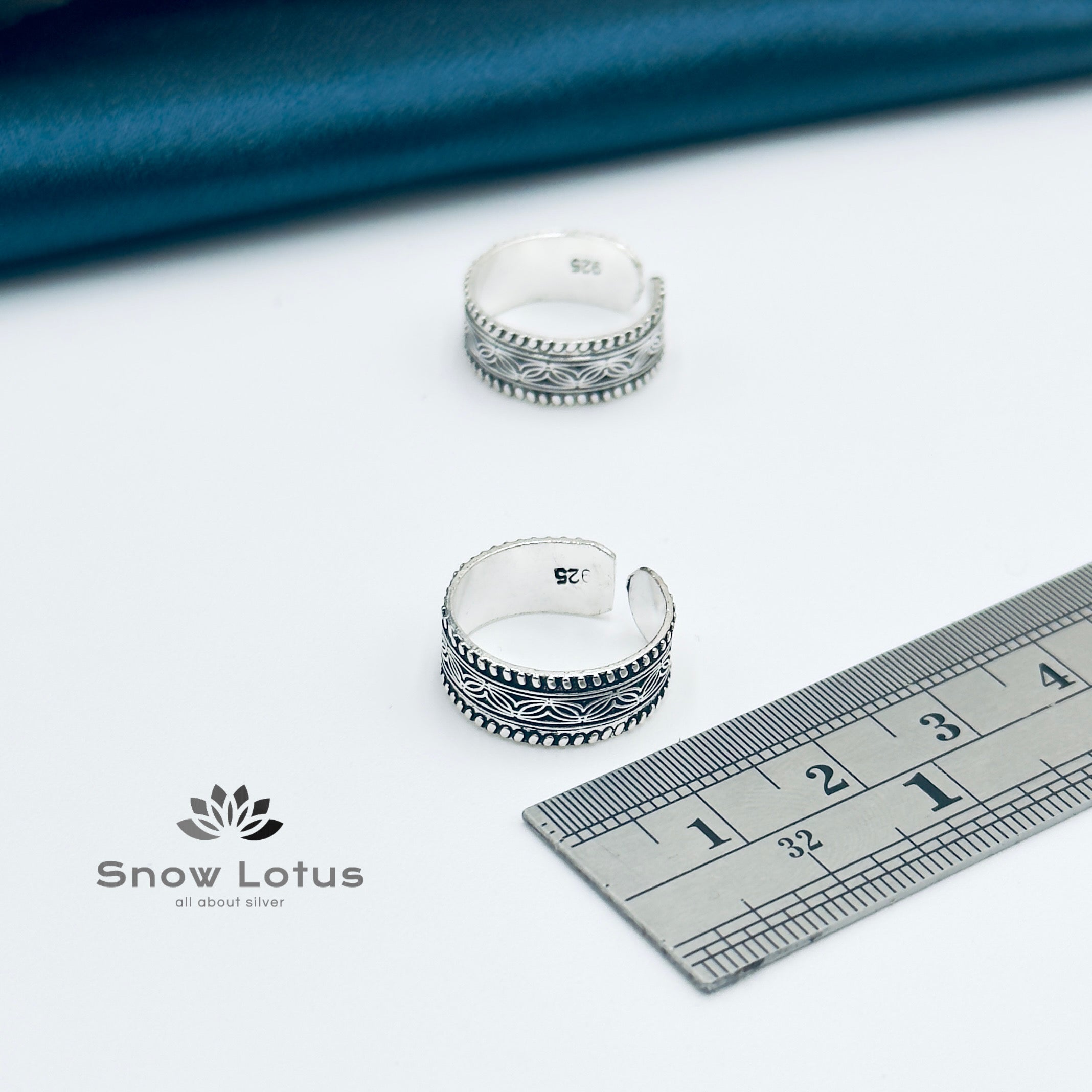 Toe Rings Antique Plain M16