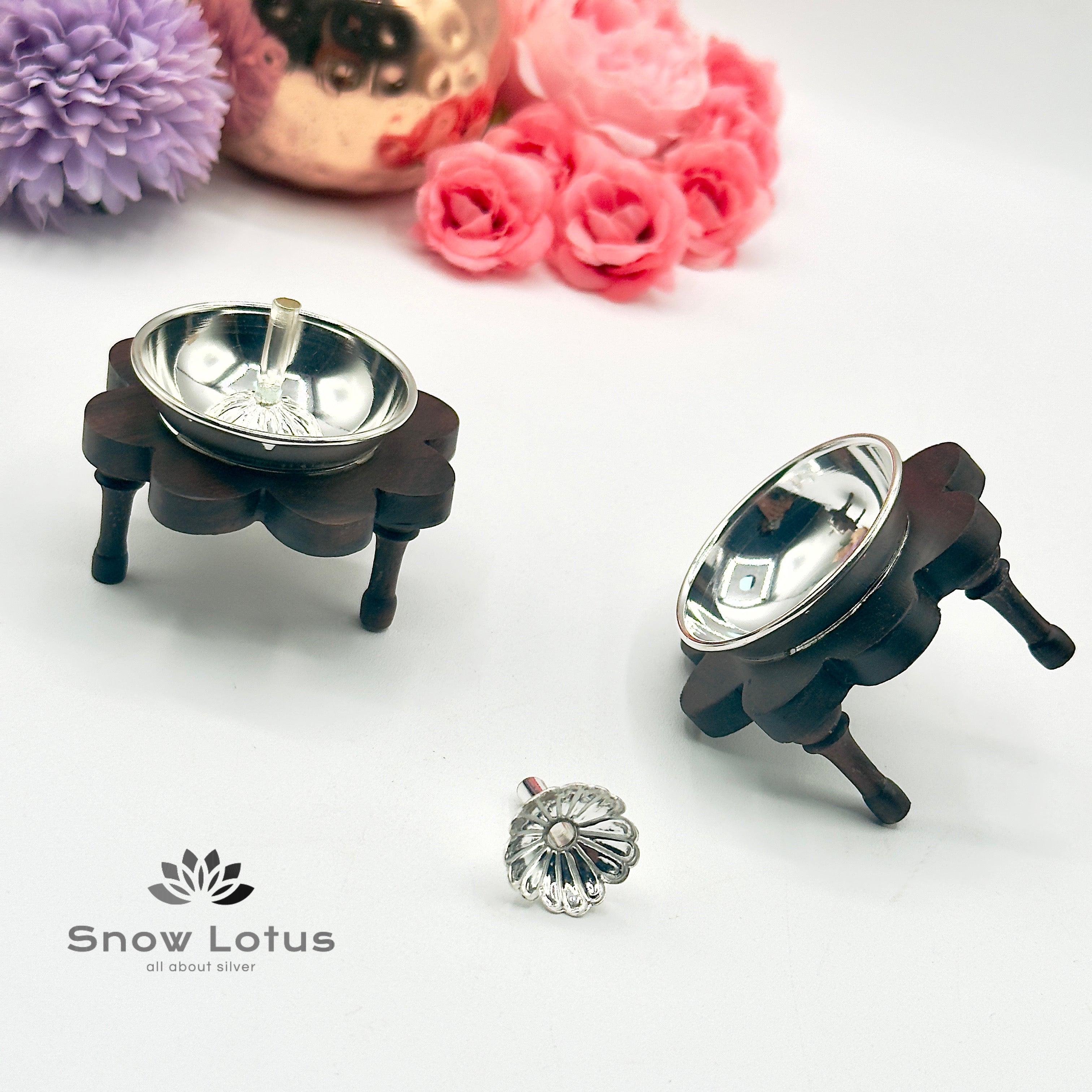 Rose wood Malika Diya box