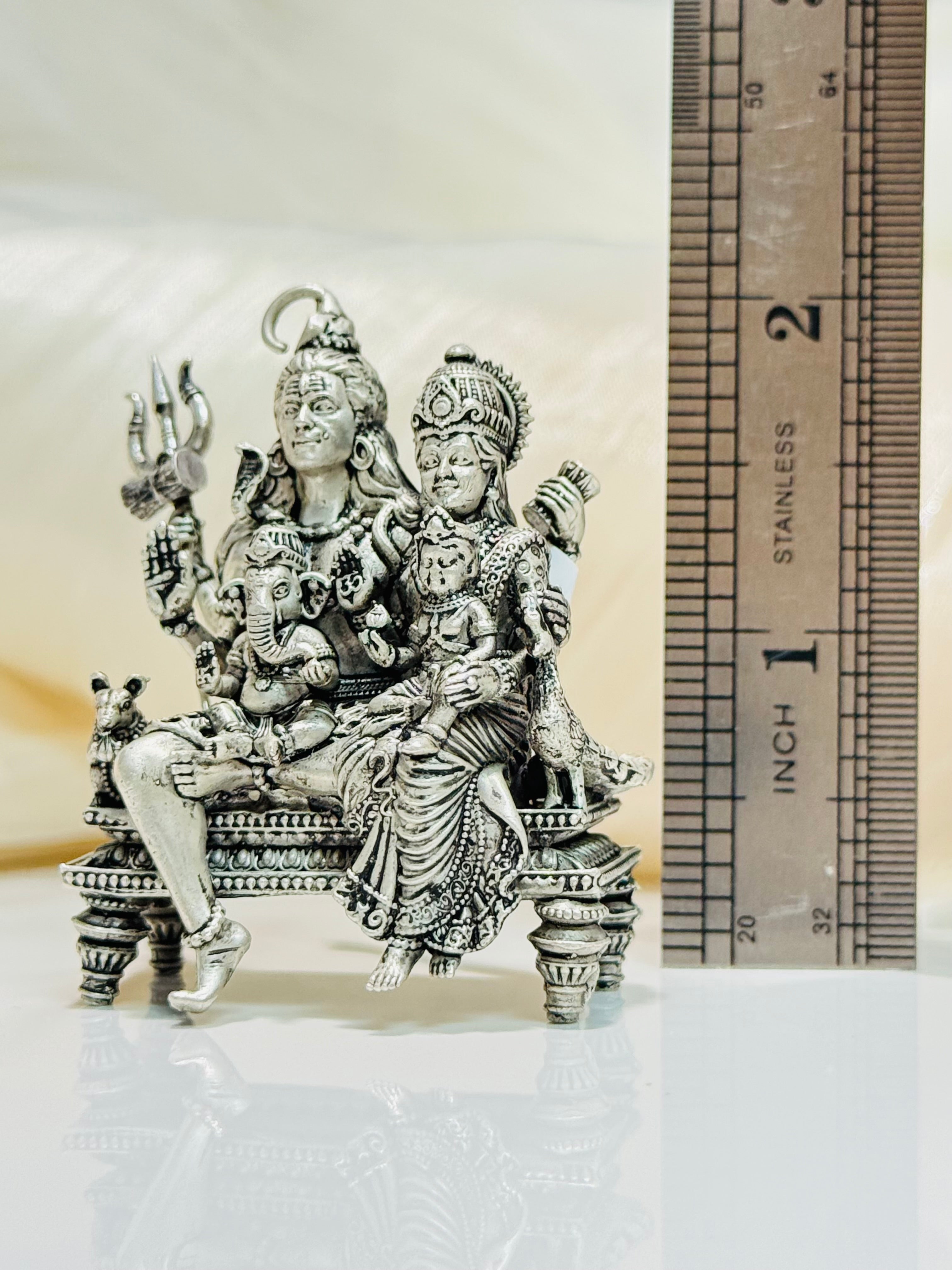 Shiva Parivar Antique 3D M2