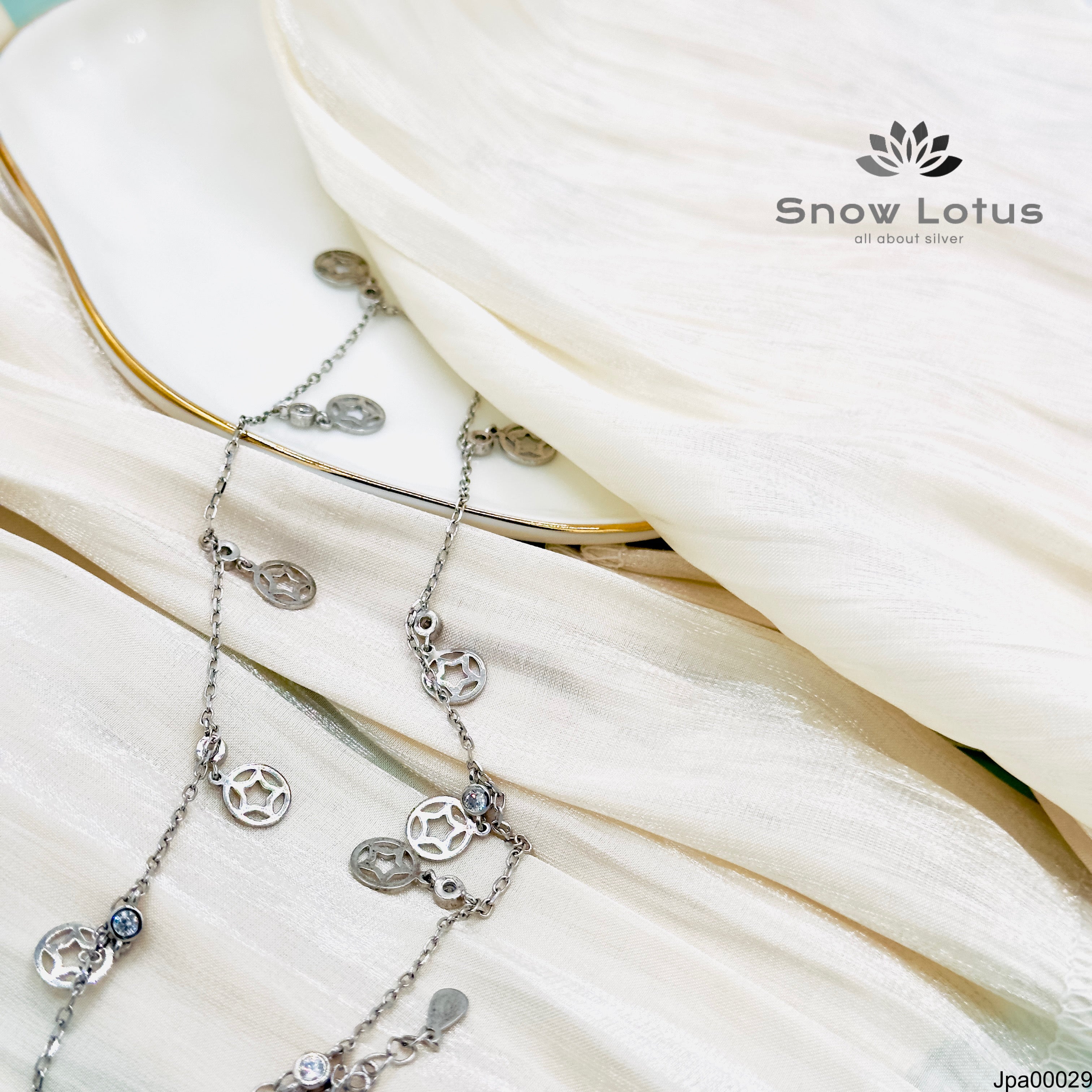 9.0 Payal pair Star Circles Charms