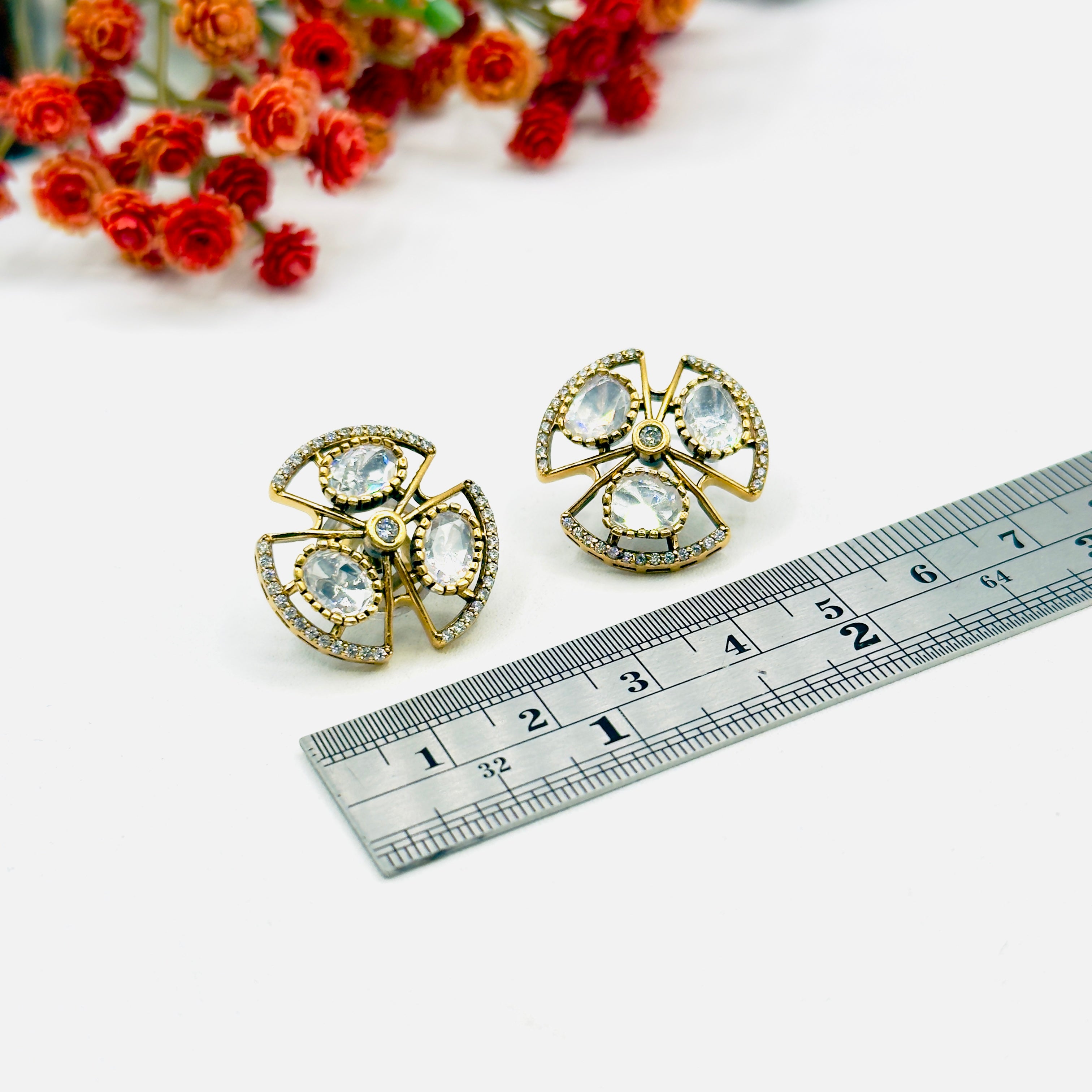 Pretty Moissanite Studs