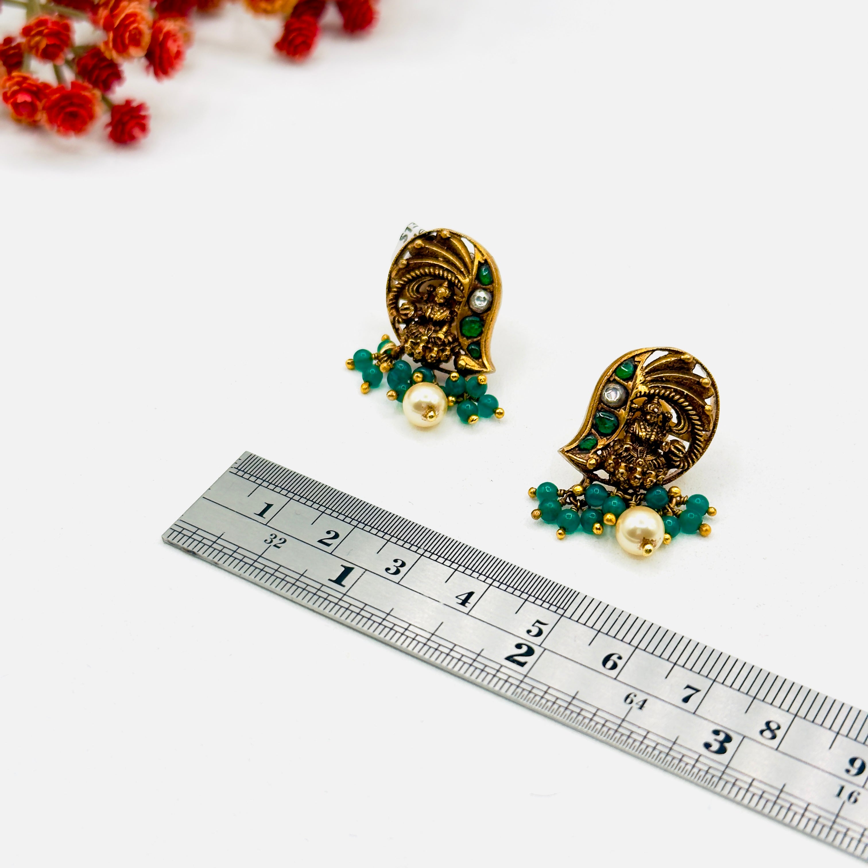 Blessing Lakshmi Kundan Studs