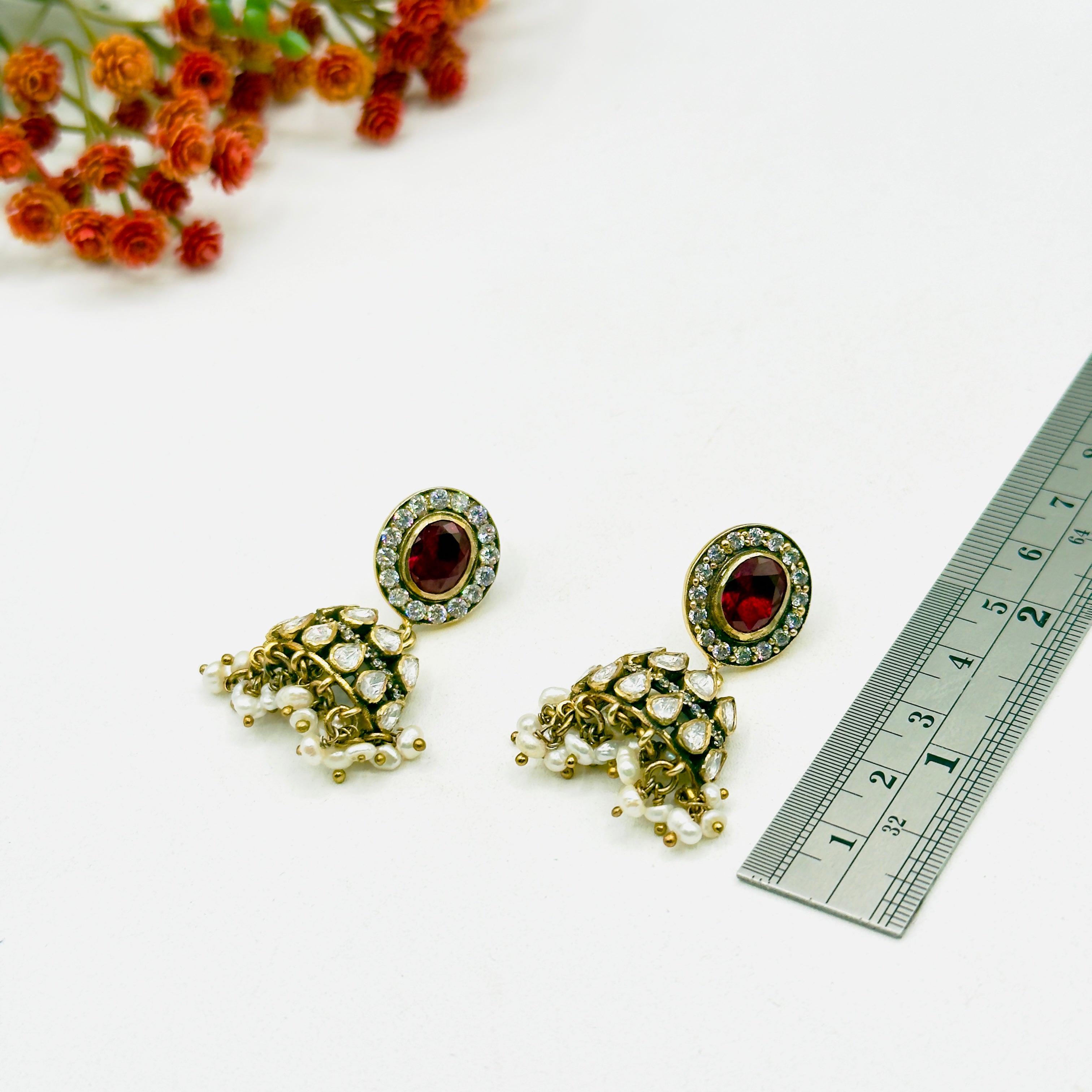 Moissanite Half Jhumka