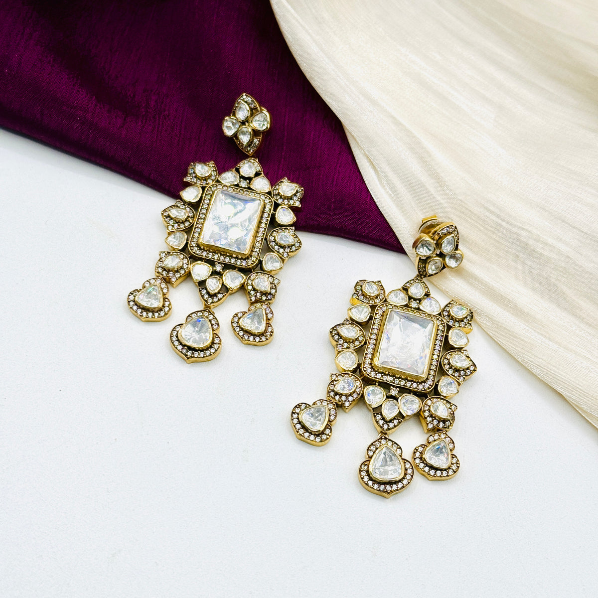 Statement Moissanite Earrings