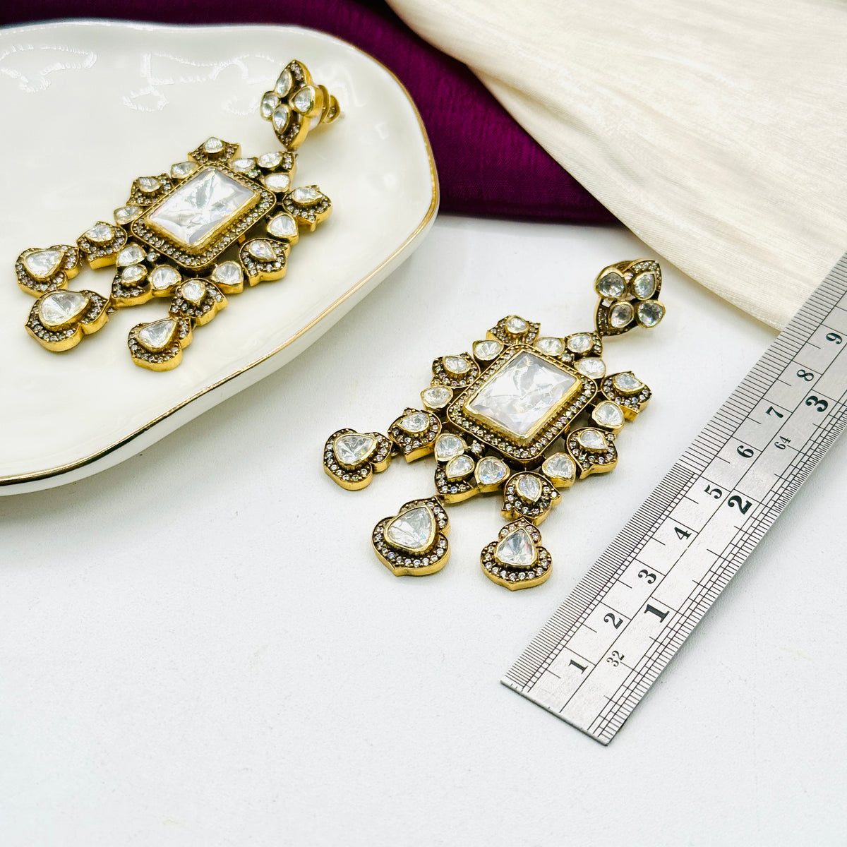 Statement Moissanite Earrings