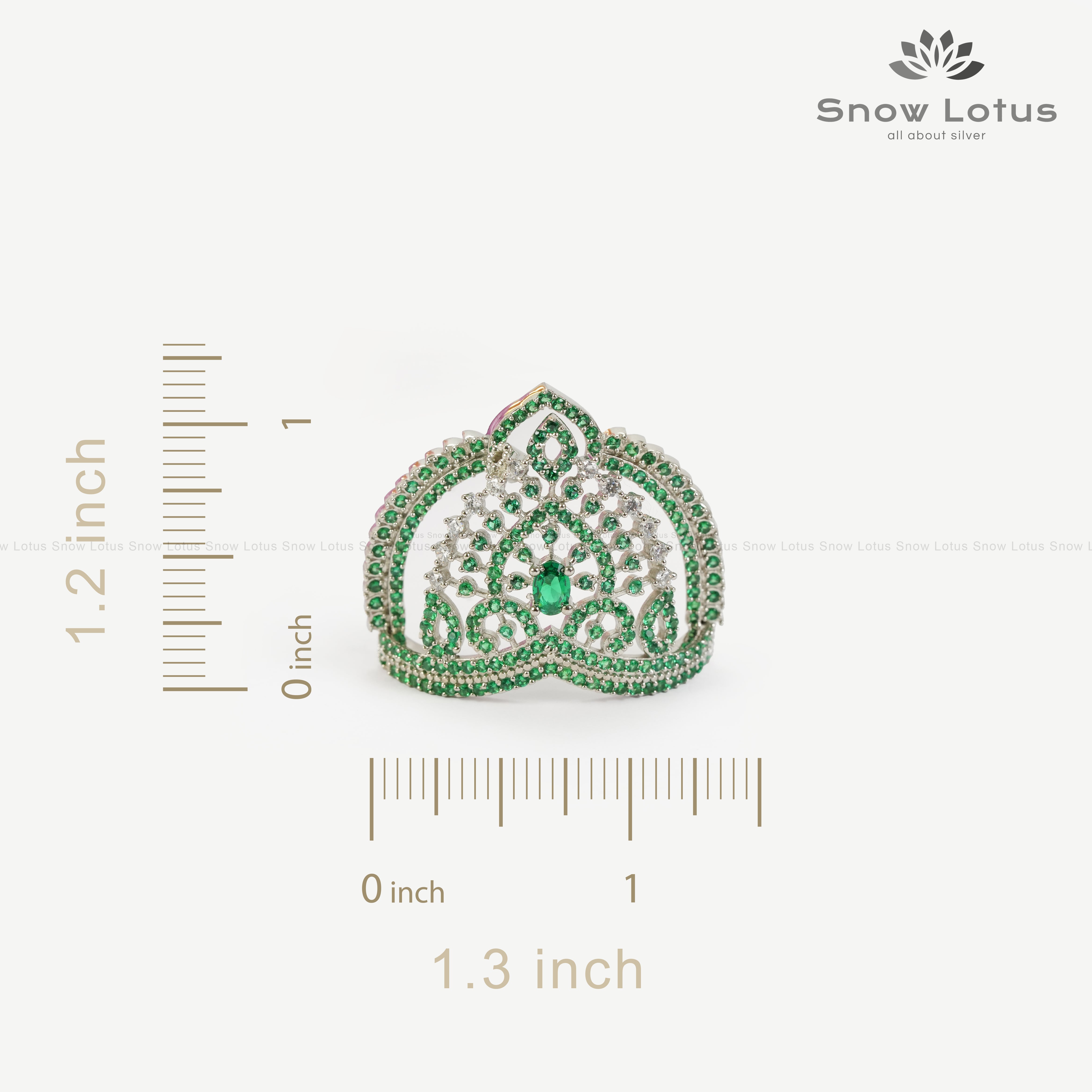 Mini Stone Kireetam Green Big