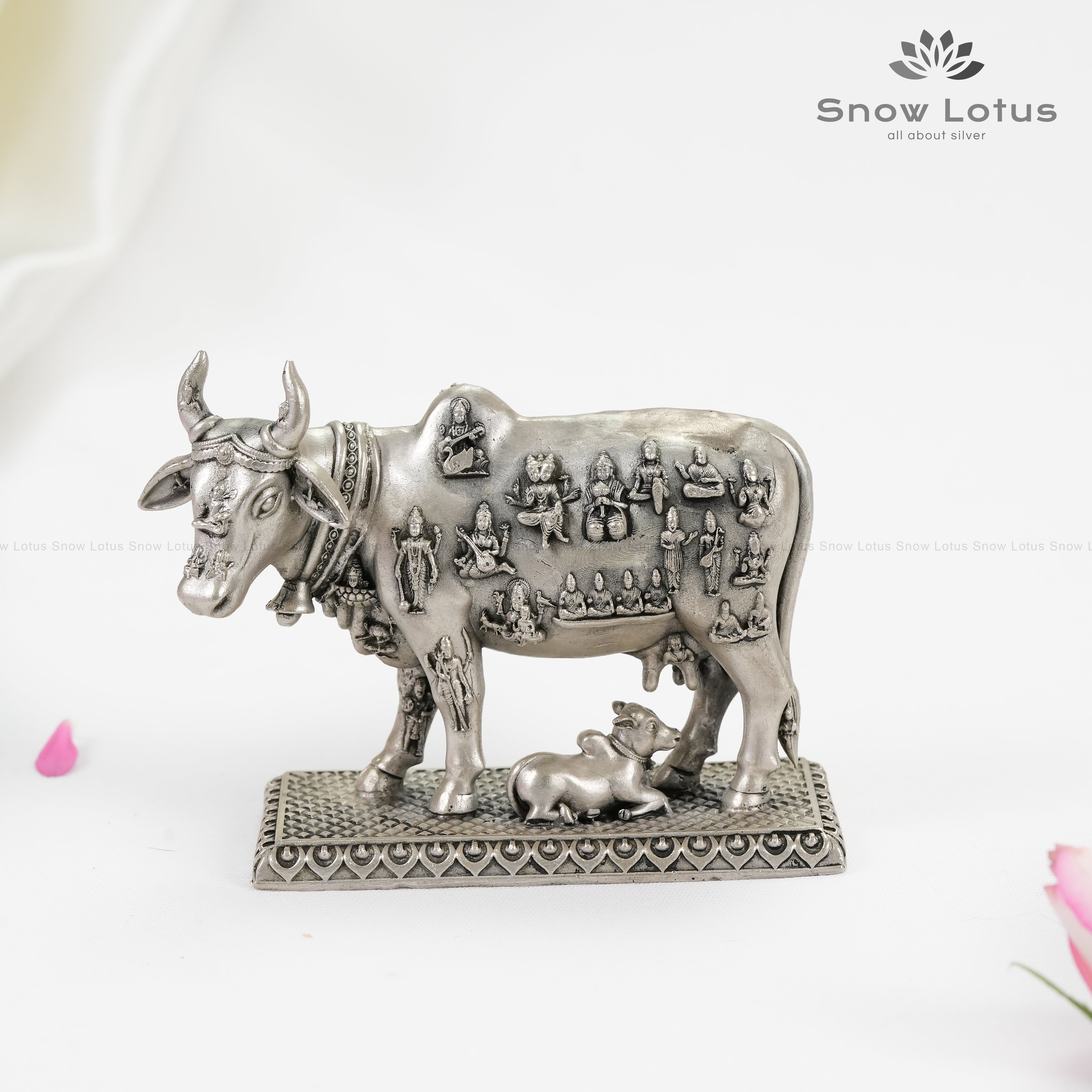 Cow and Calf with Gods Engaved