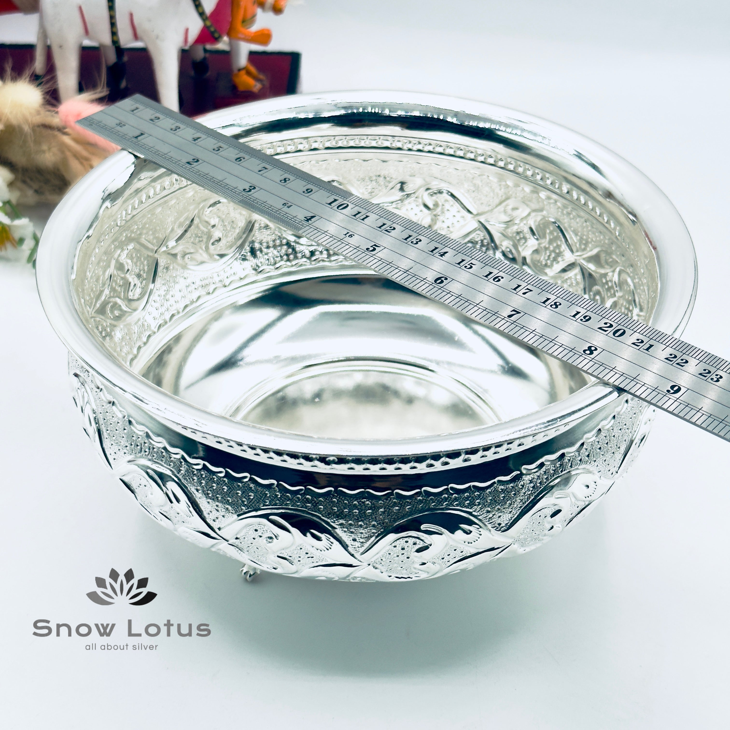 Nakshi Pooja Bowls with Legs