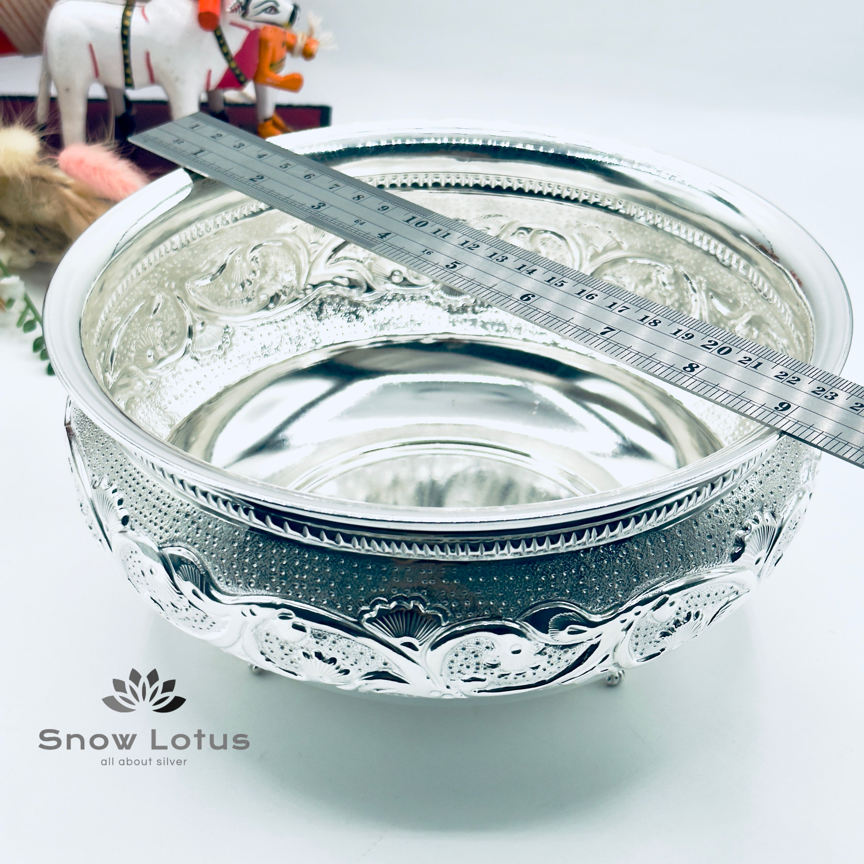 Nakshi Pooja Bowls with Legs