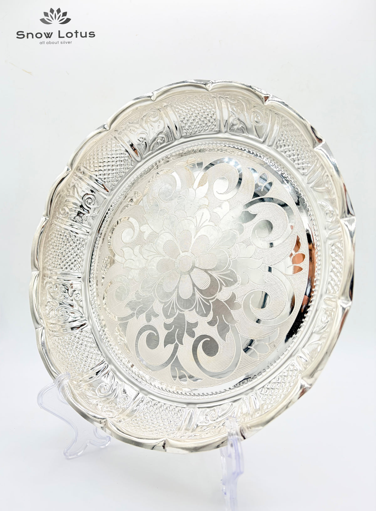 Pooja Plate Nakshi Elephant Legs M2