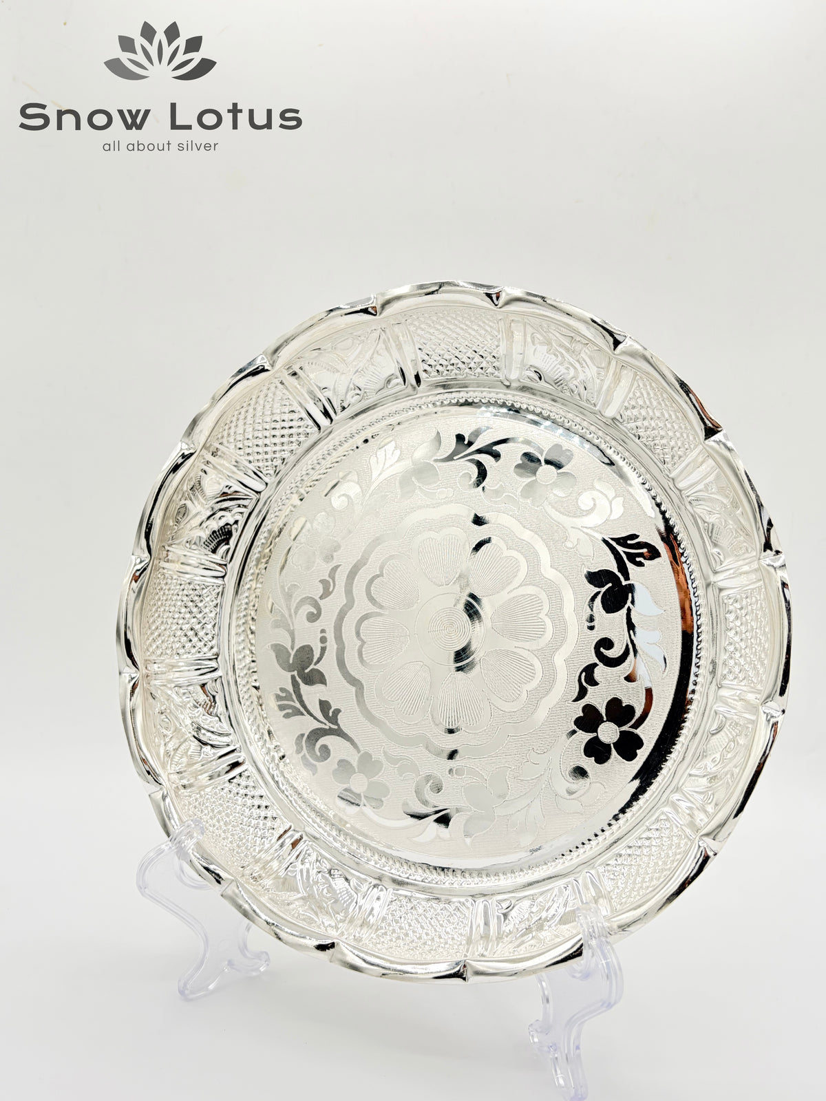 Pooja Plate Nakshi Elephant Legs M4