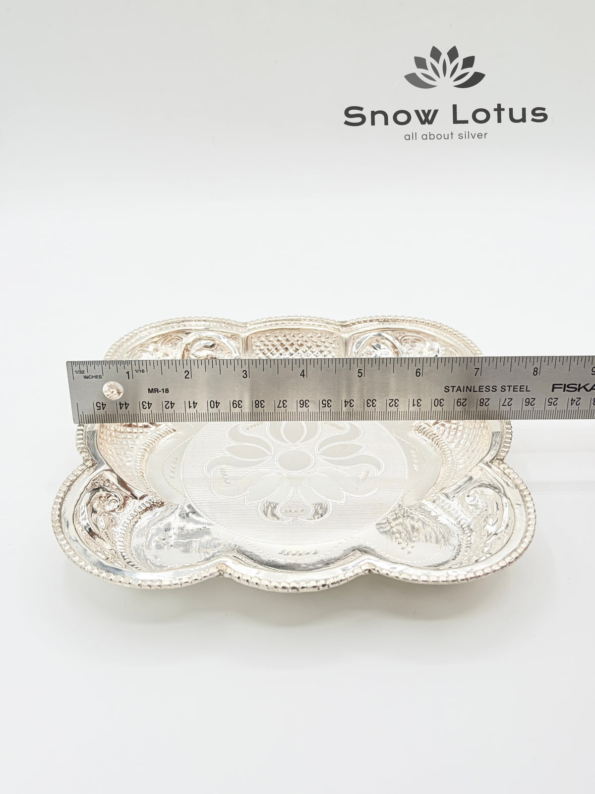 Pooja Plate Nakshi Arch shaped Square