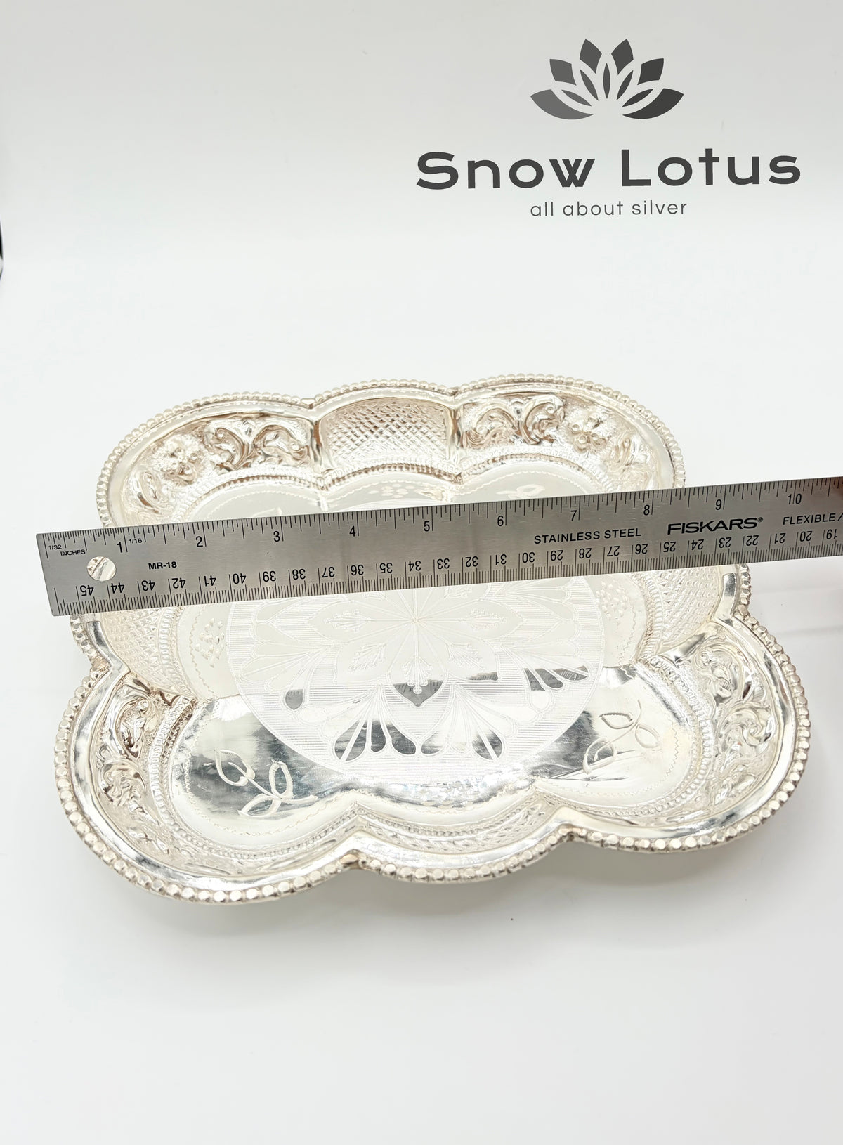 Pooja Plate Nakshi Arch shaped Square