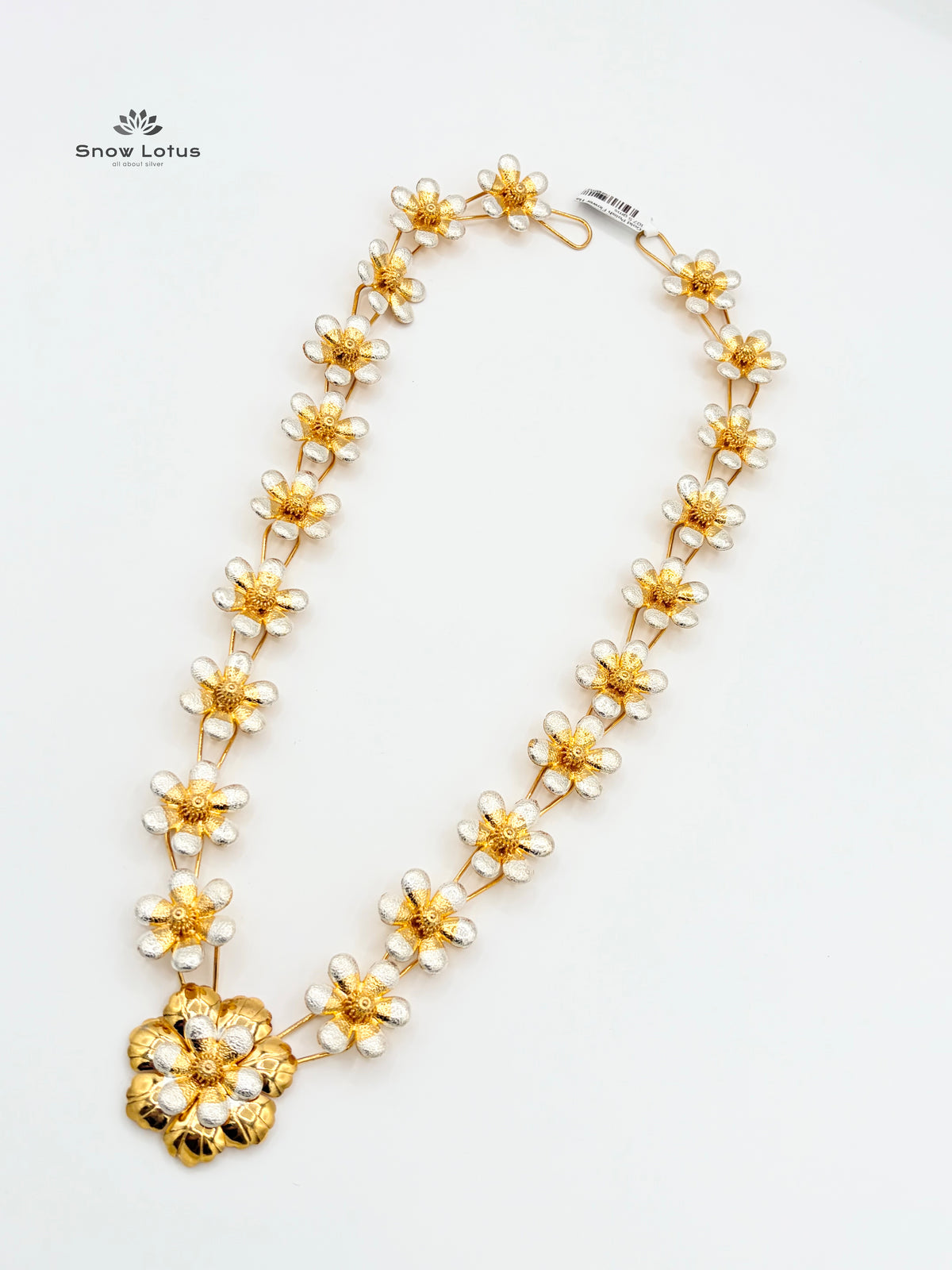 Gold Polish Flower Haaram/Mala M6