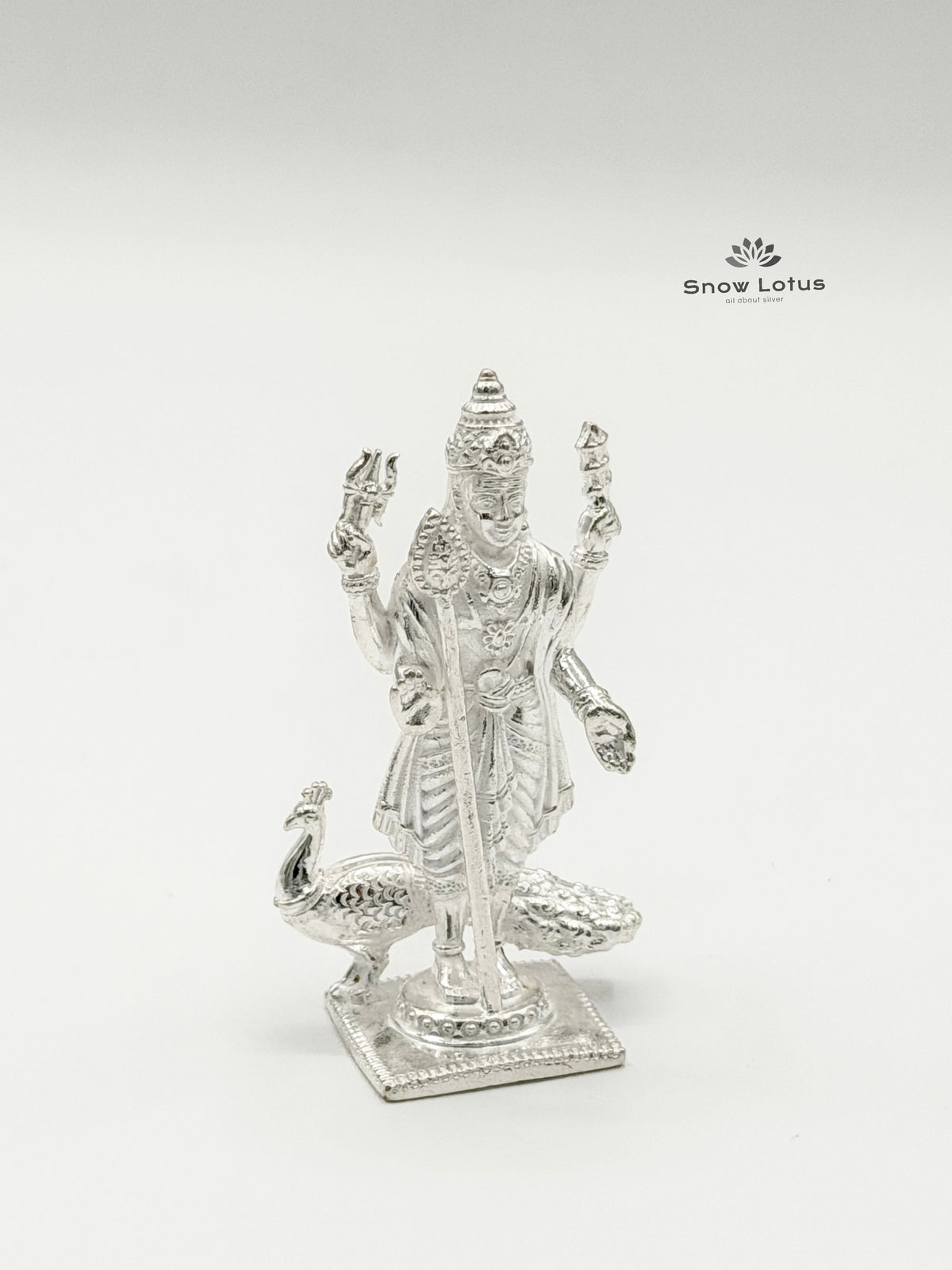 Subramanya Swamy Silver Solid 3D