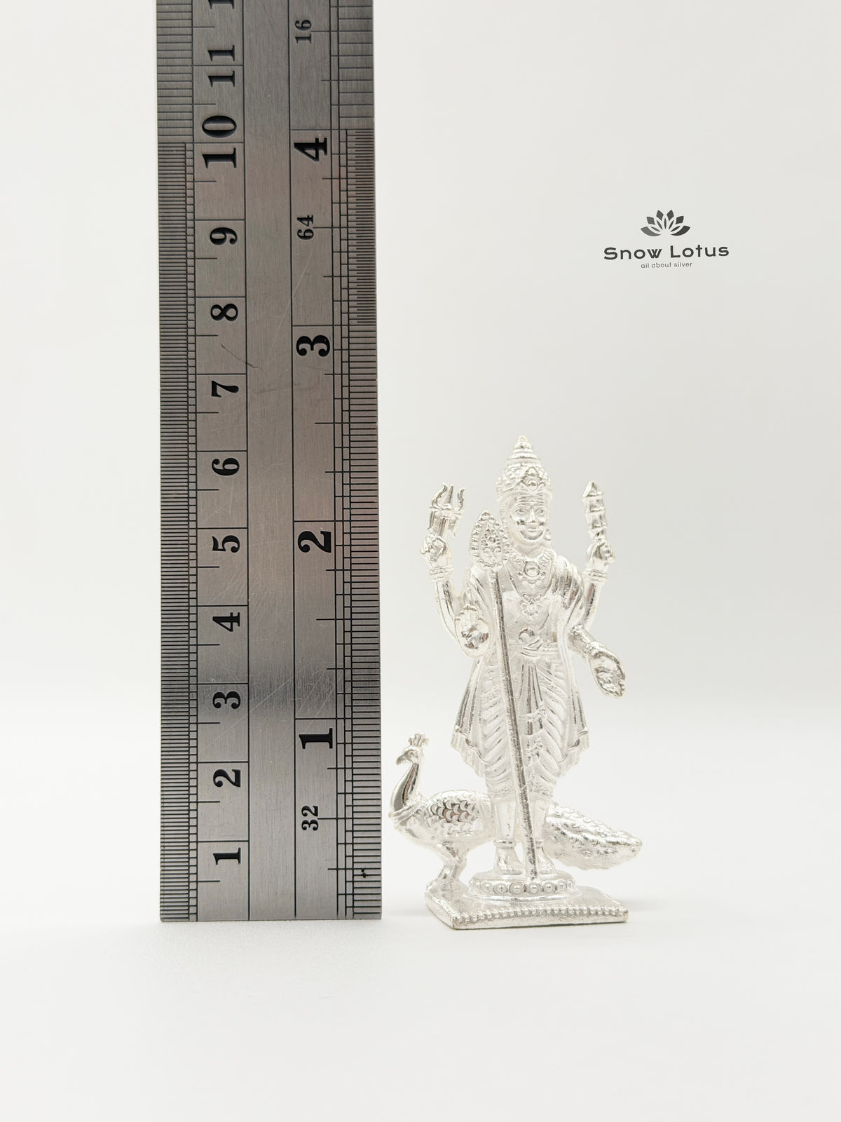 Subramanya Swamy Silver Solid 3D
