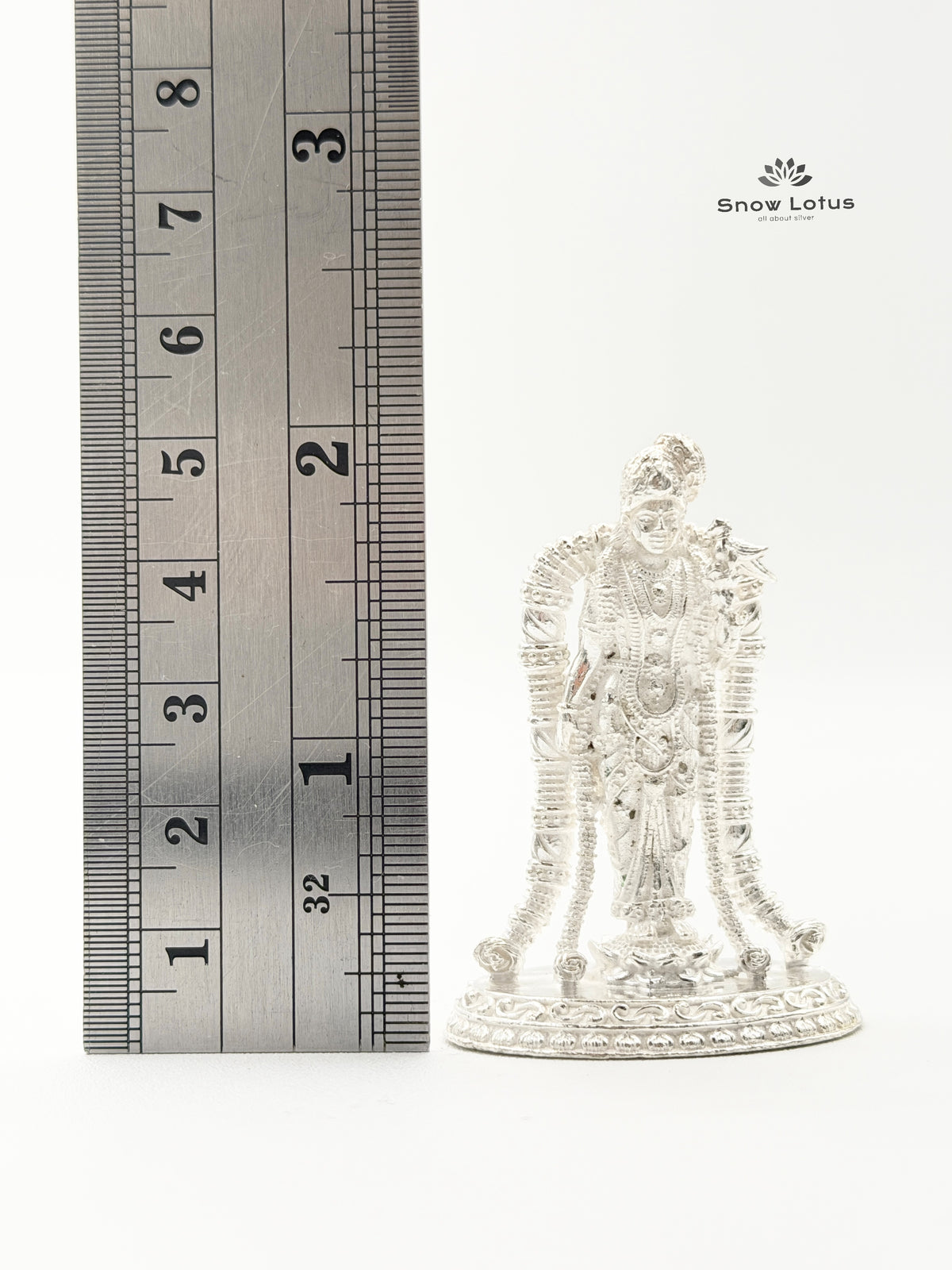 Silver Goda Devi/Andal 3D