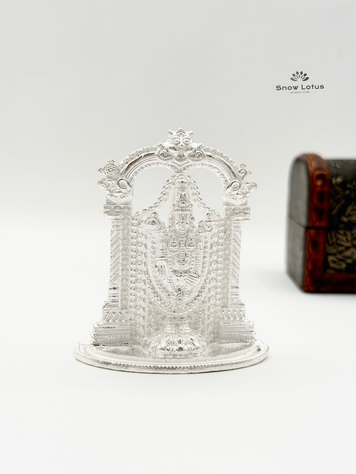 Venkateswara Swamy silver solid 3D