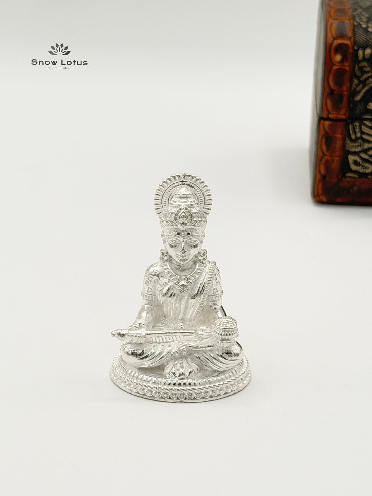 Annapurna Devi Silver Solid 3D