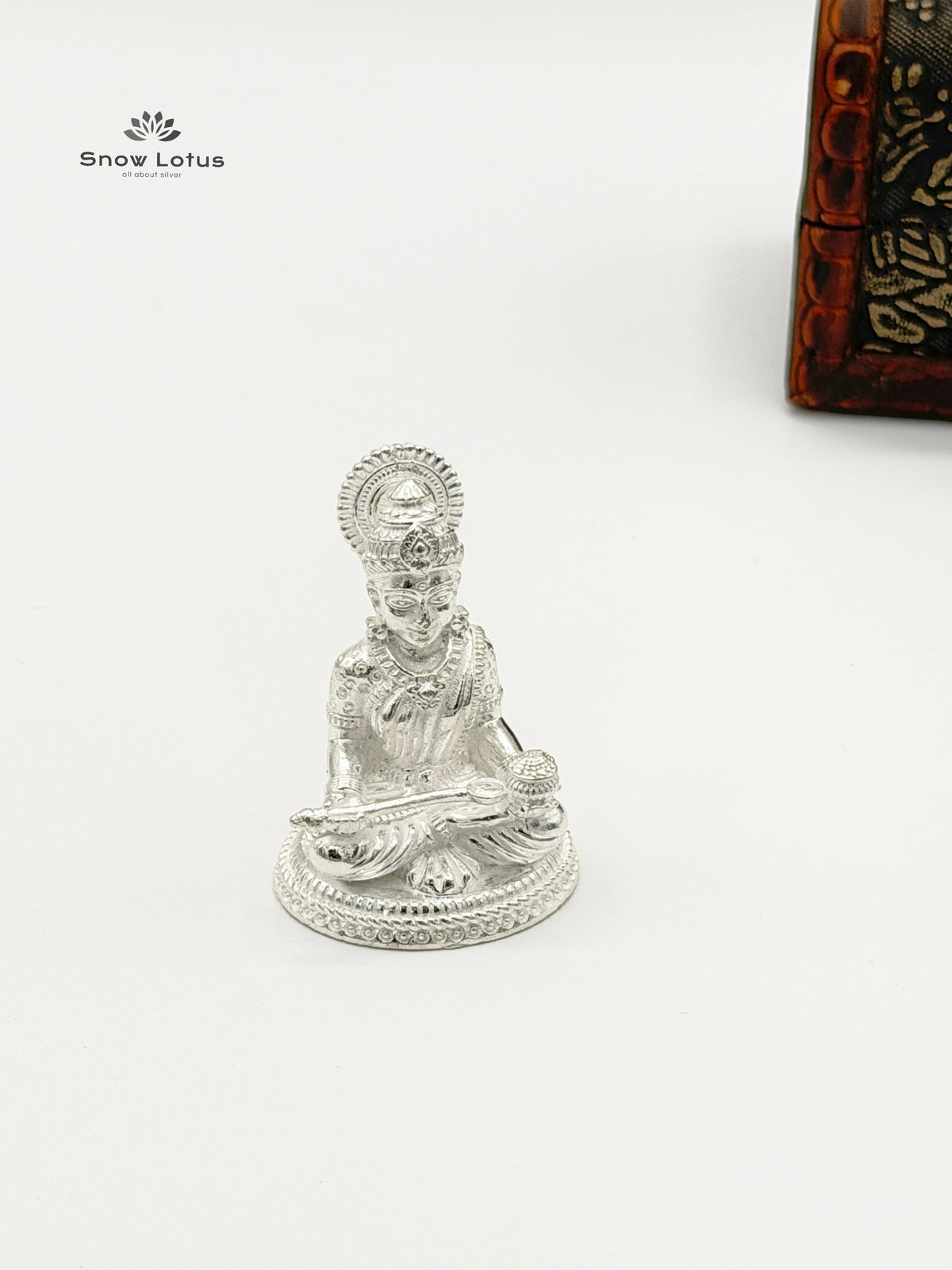 Annapurna Devi Silver Solid 3D