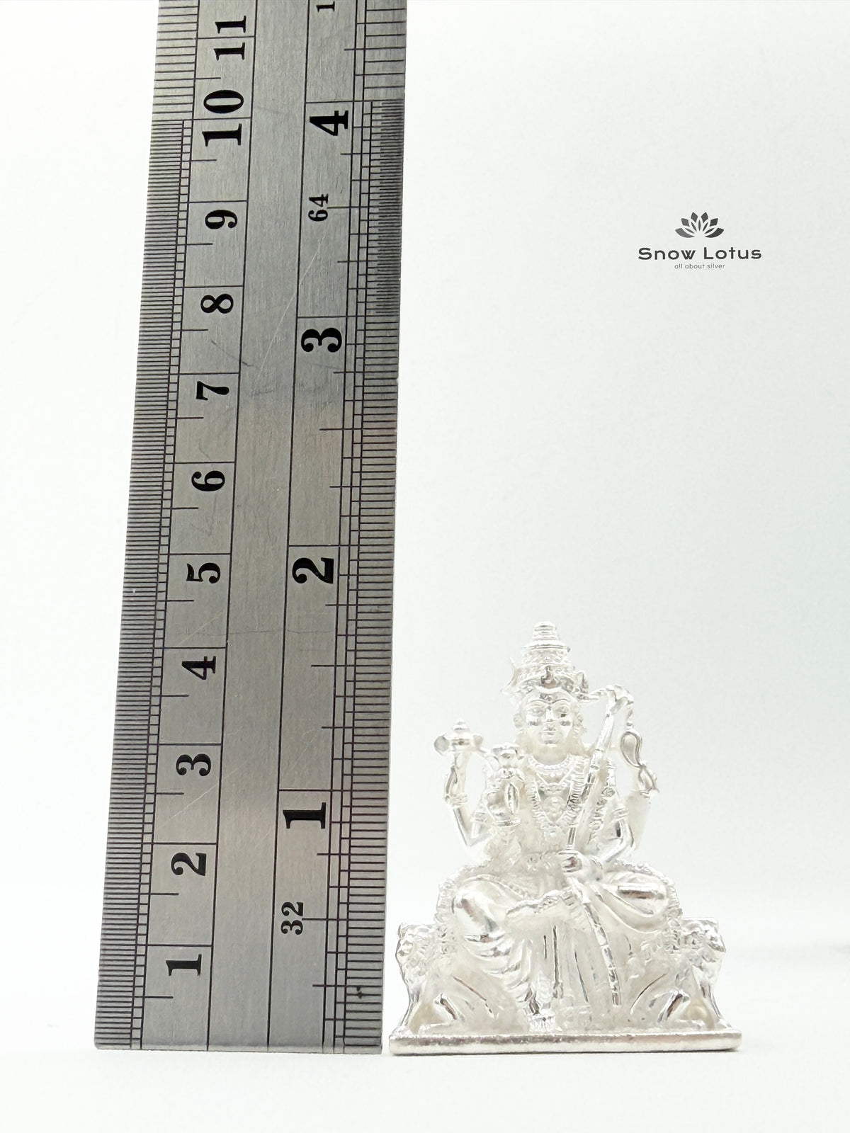 Lalitha Devi Silver Solid 3D
