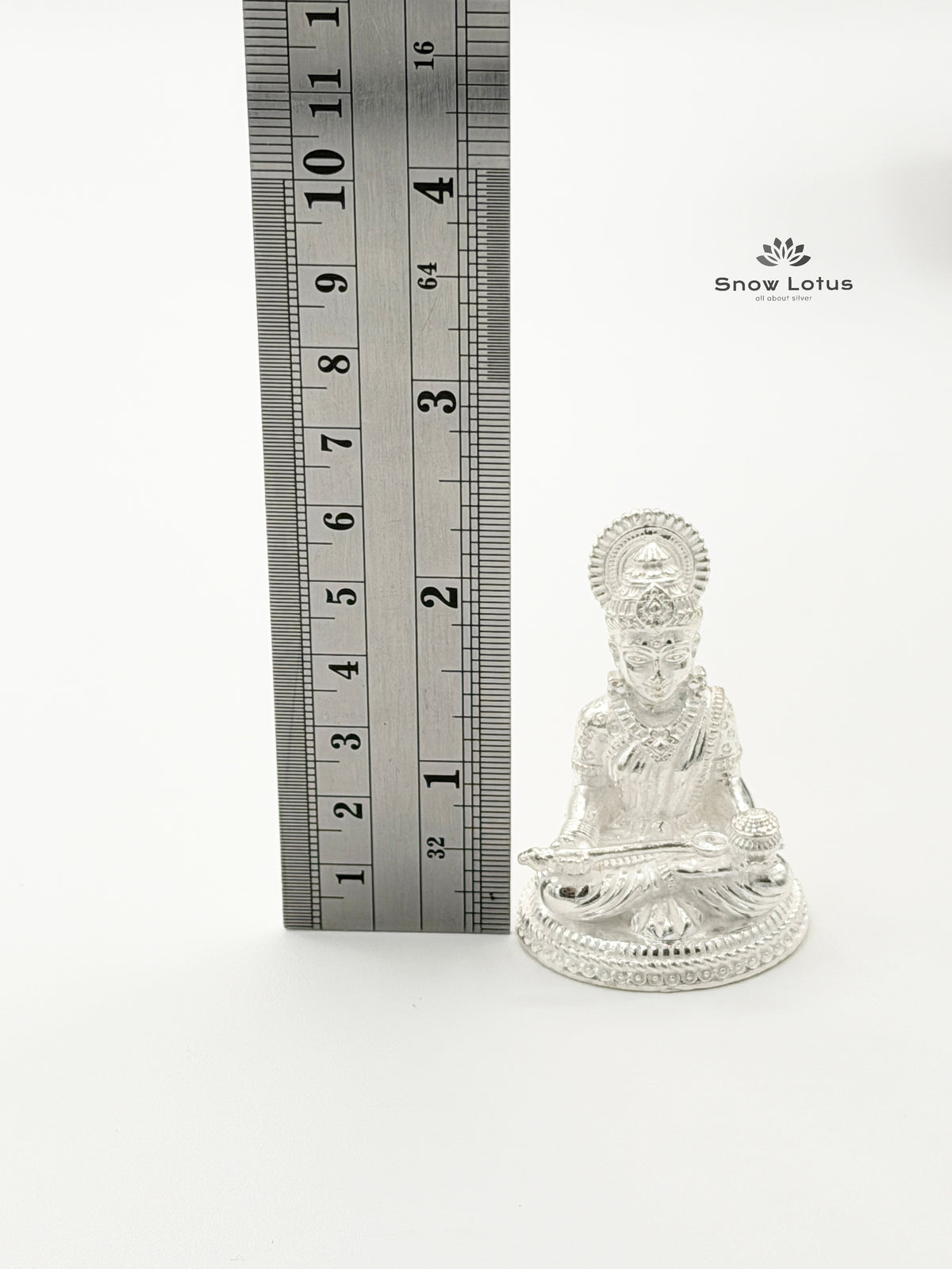 Annapurna Devi Silver Solid 3D