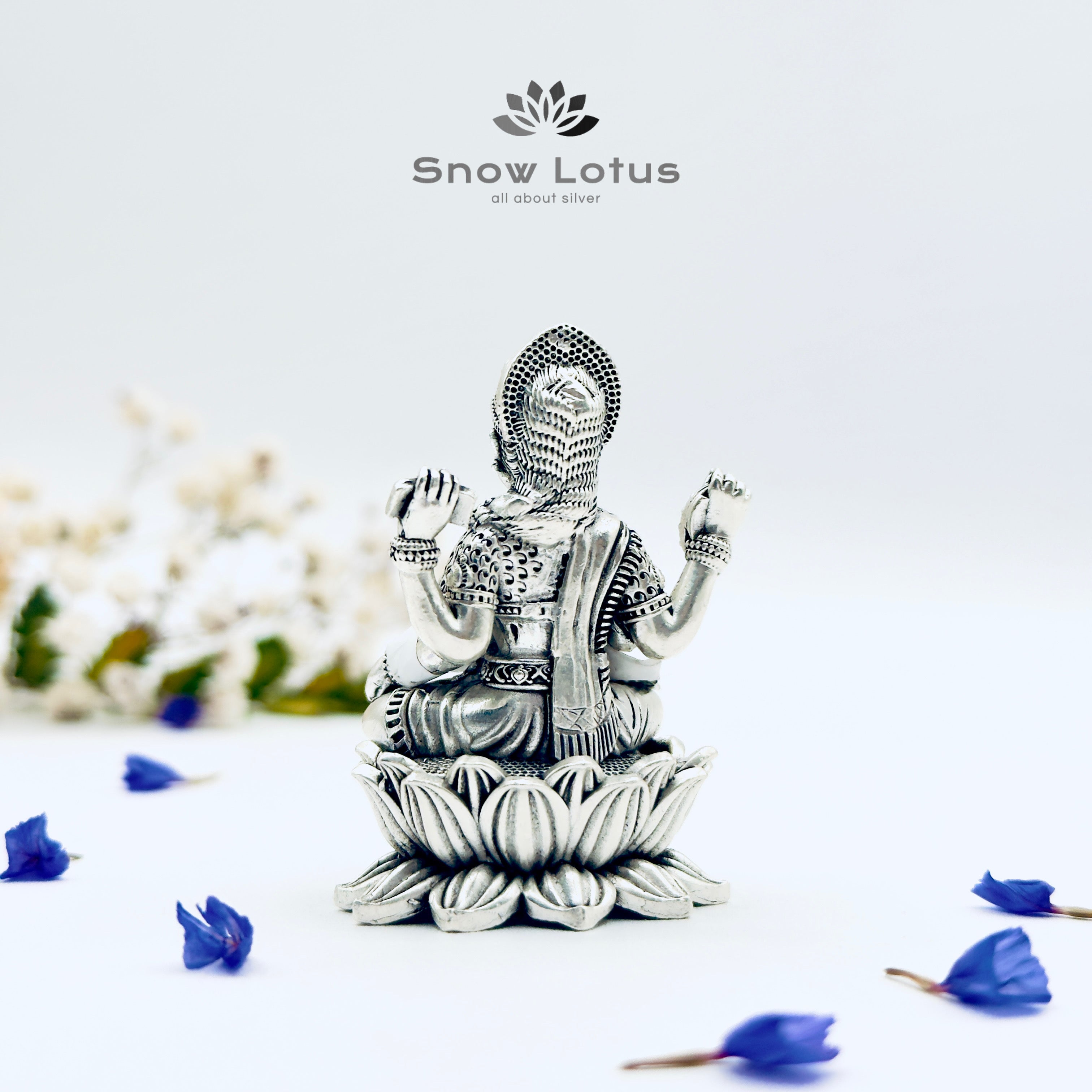 Antique Lotus Lakshmi Idol 3D