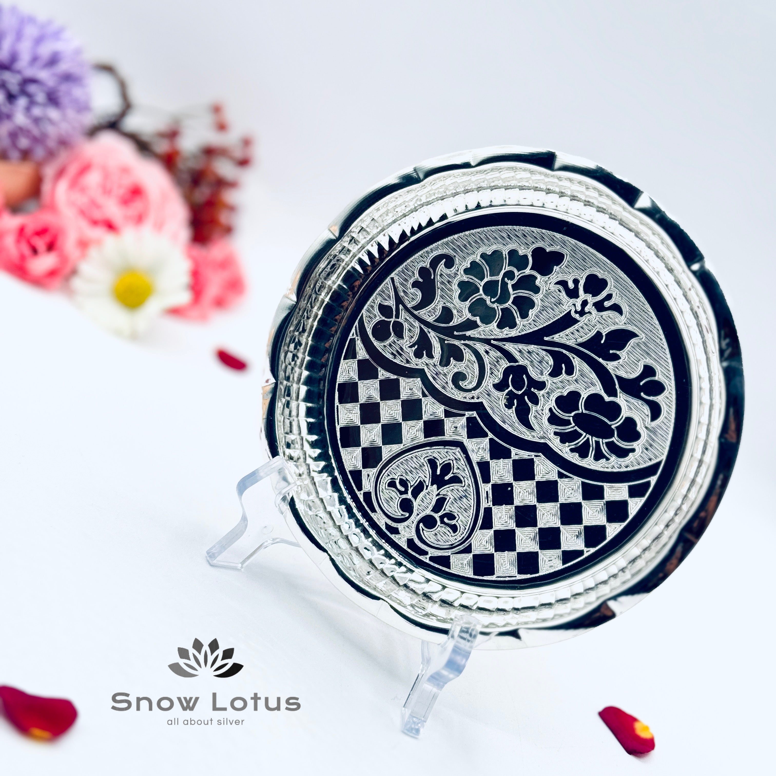 Light Weight Pooja Plates Nakshi