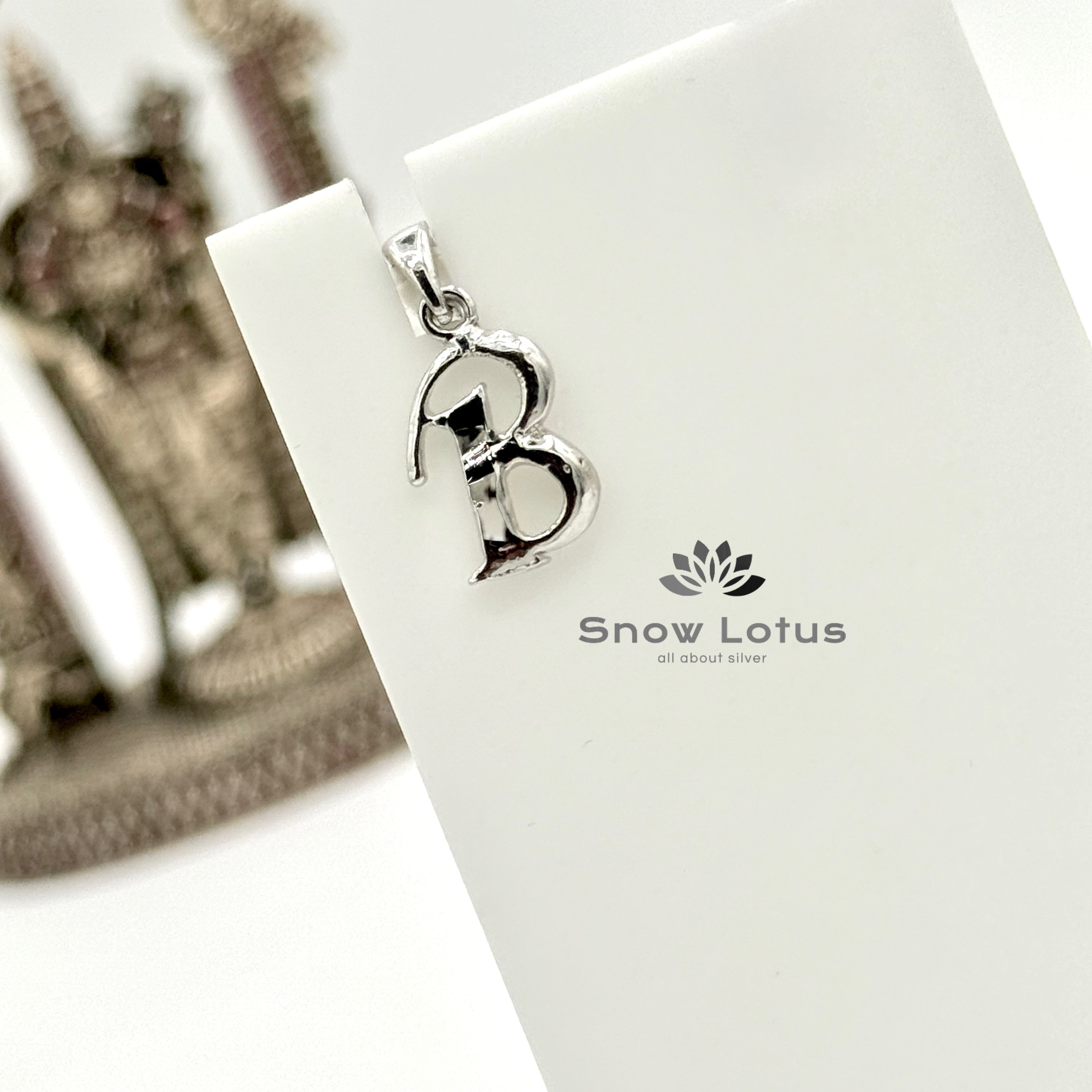 B Alphabet Pendant