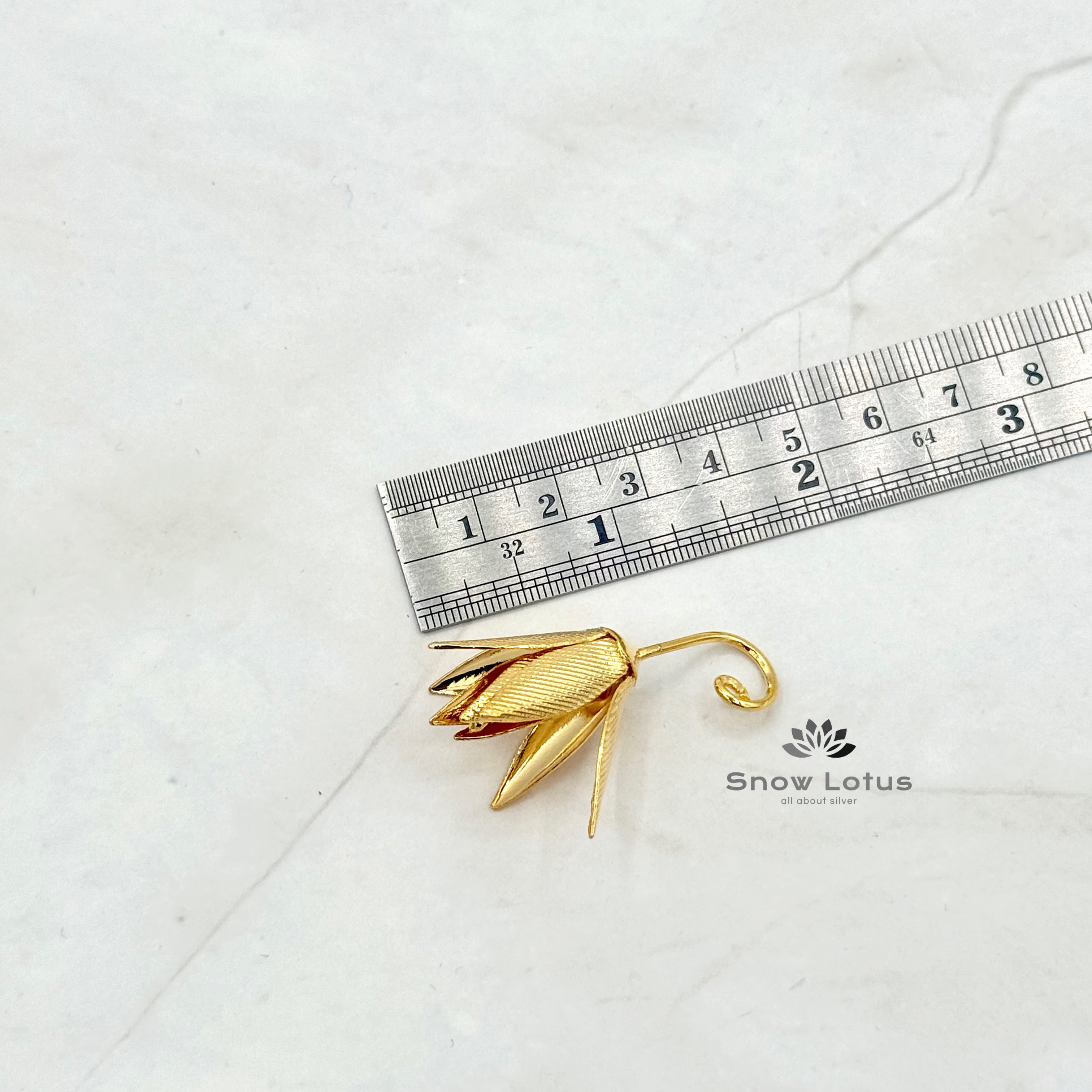 Gold Polish Sampangi flowers