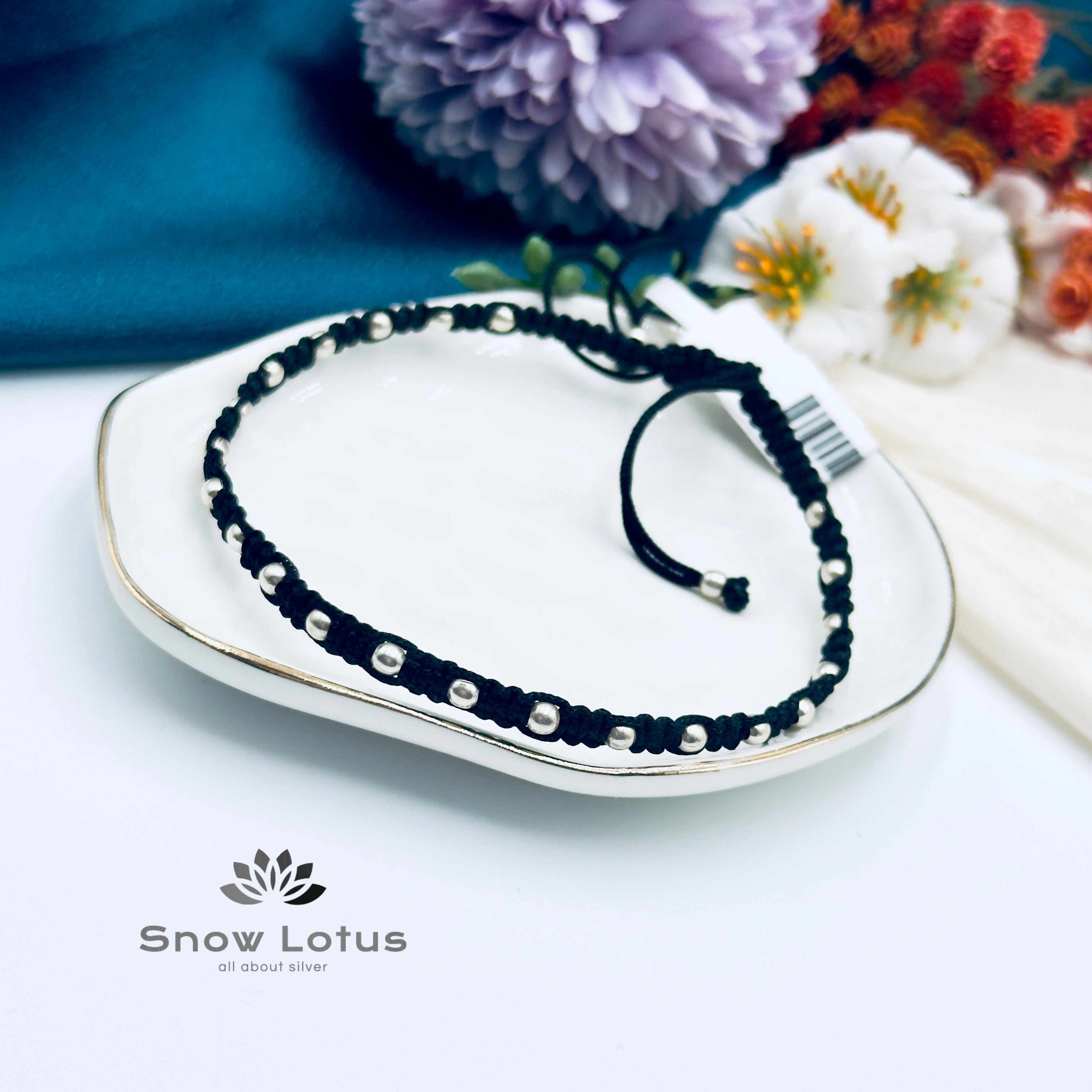 Classic Beaded Nazariya Thread Anklets