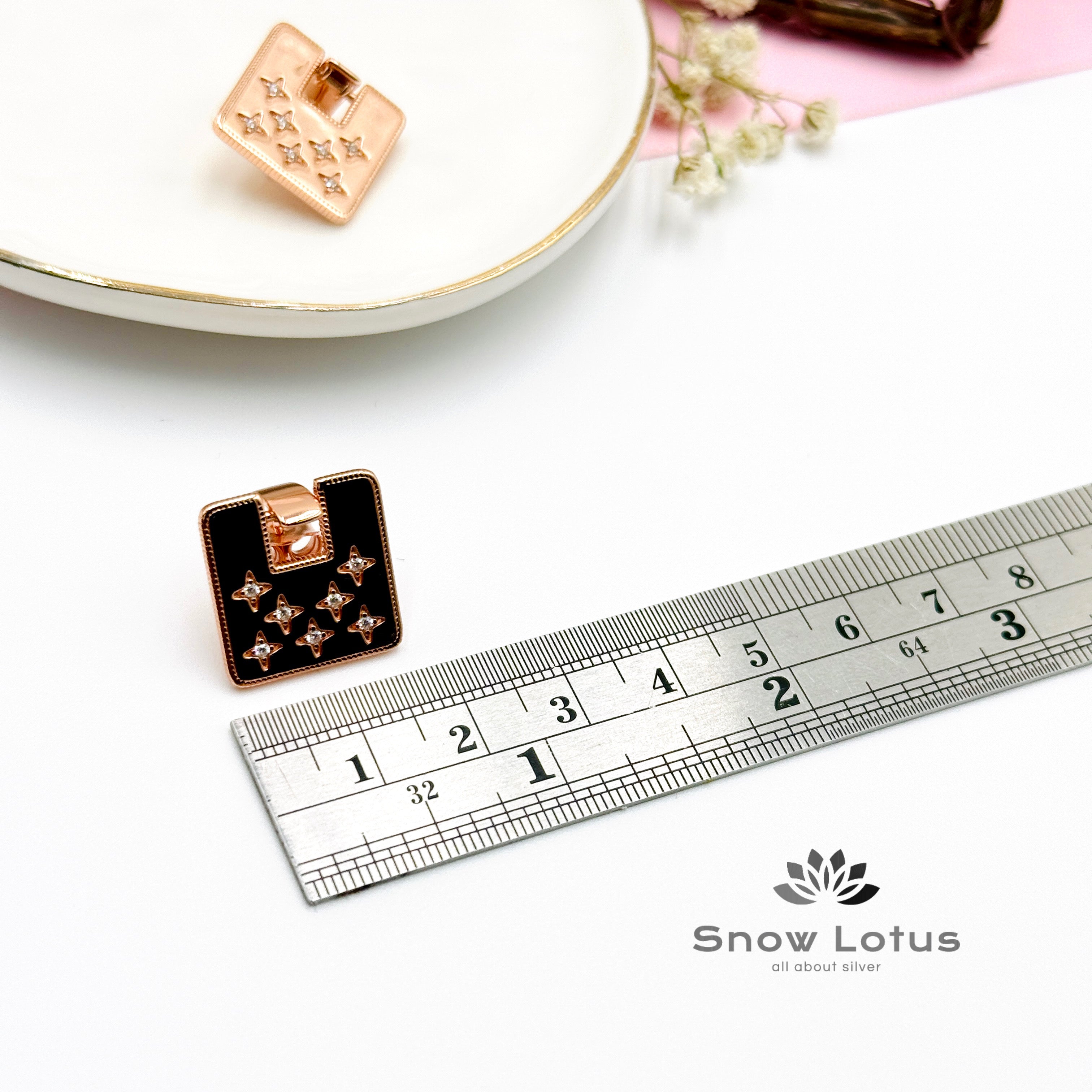 Glittering Star Earrings