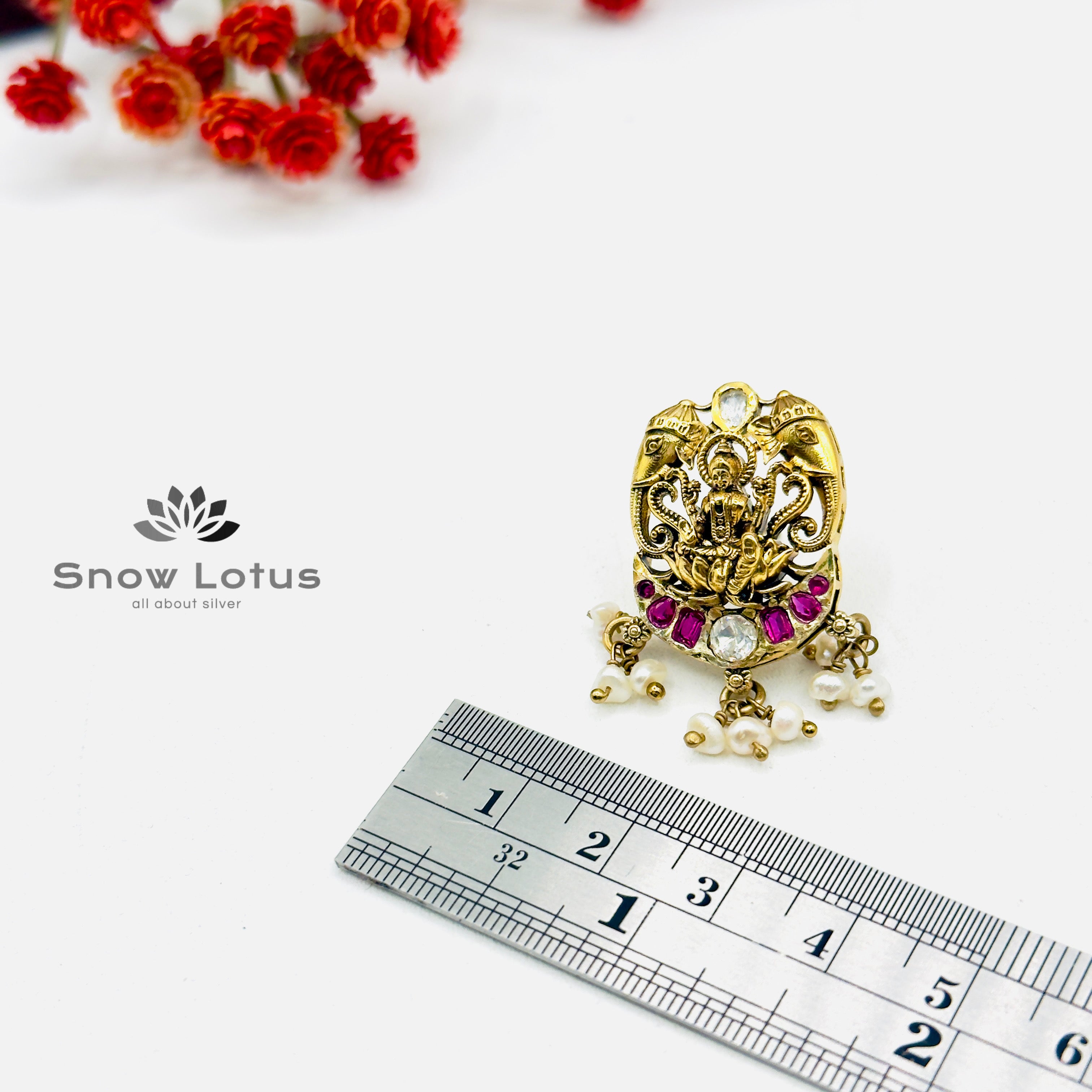Pink Lakshmi Moissanite Studs