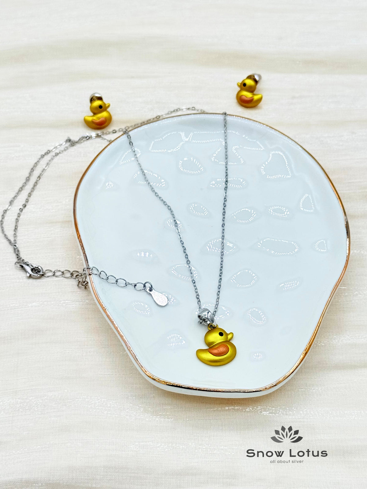 Goffy Duck Pendant Set